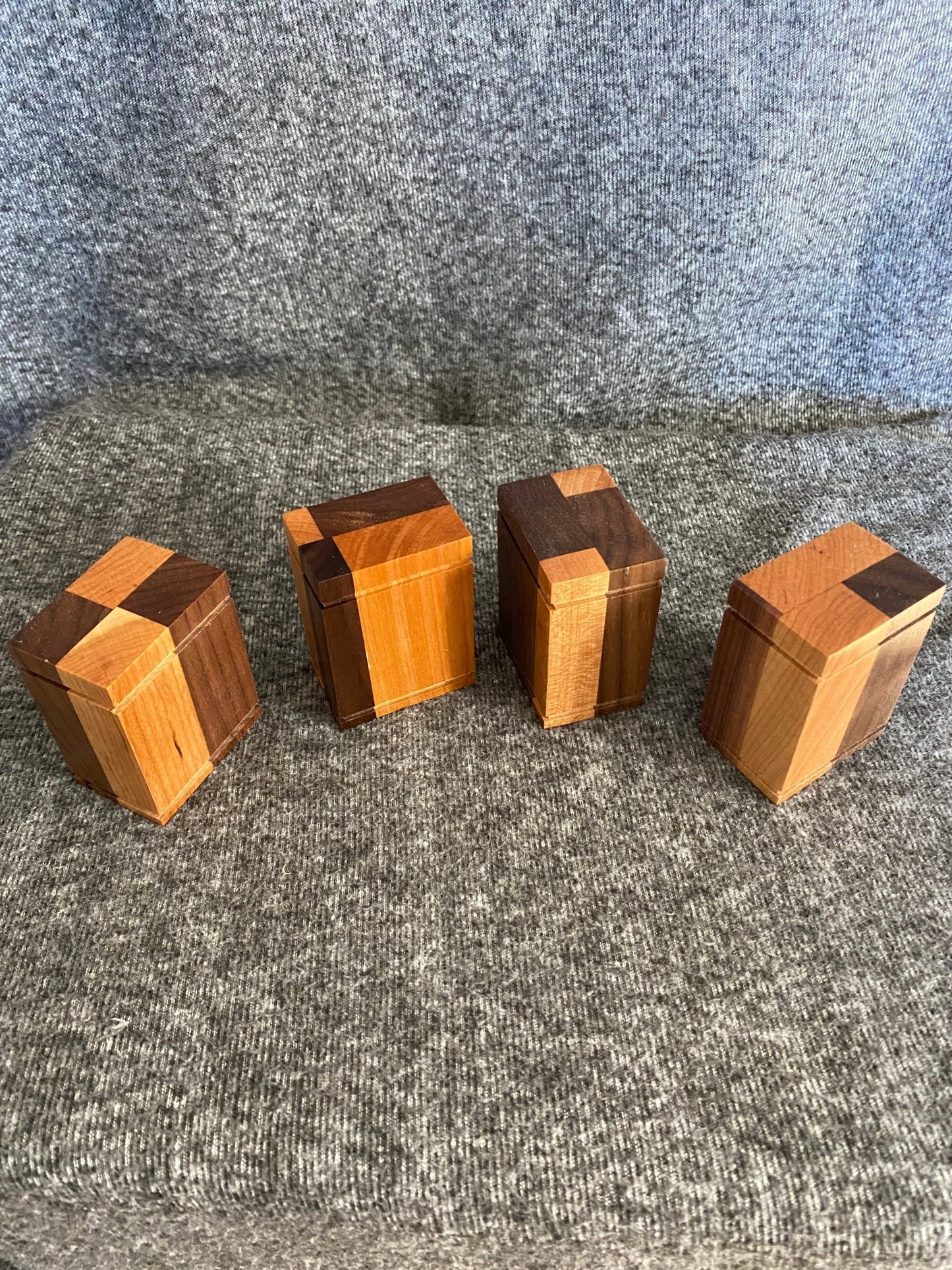 Black Walnut and Cherry Keepsake Wood Urn