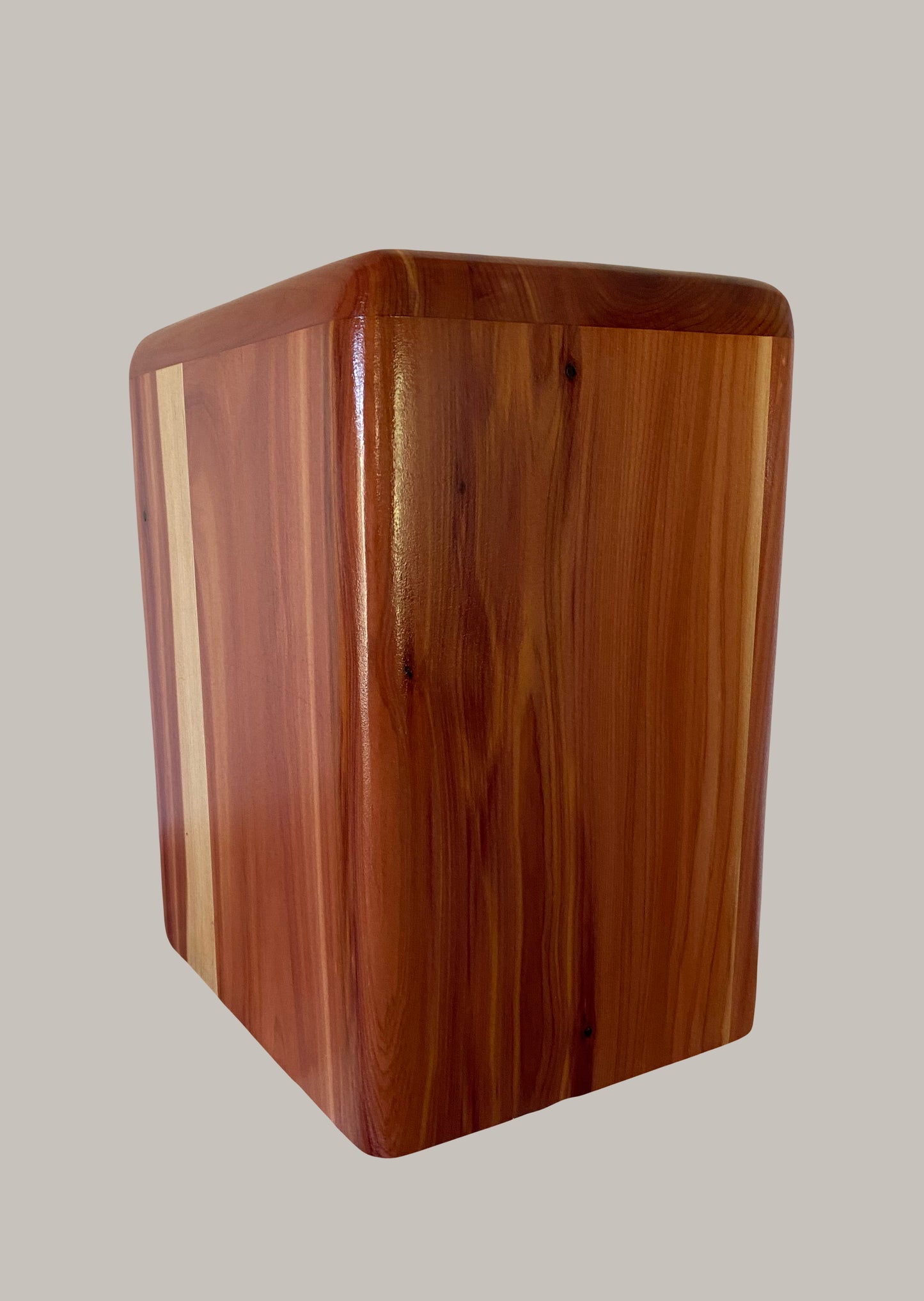 Aromatic Cedar Cremation Urn for Adult Human Ashes, up to 300 pounds, Naturalist model