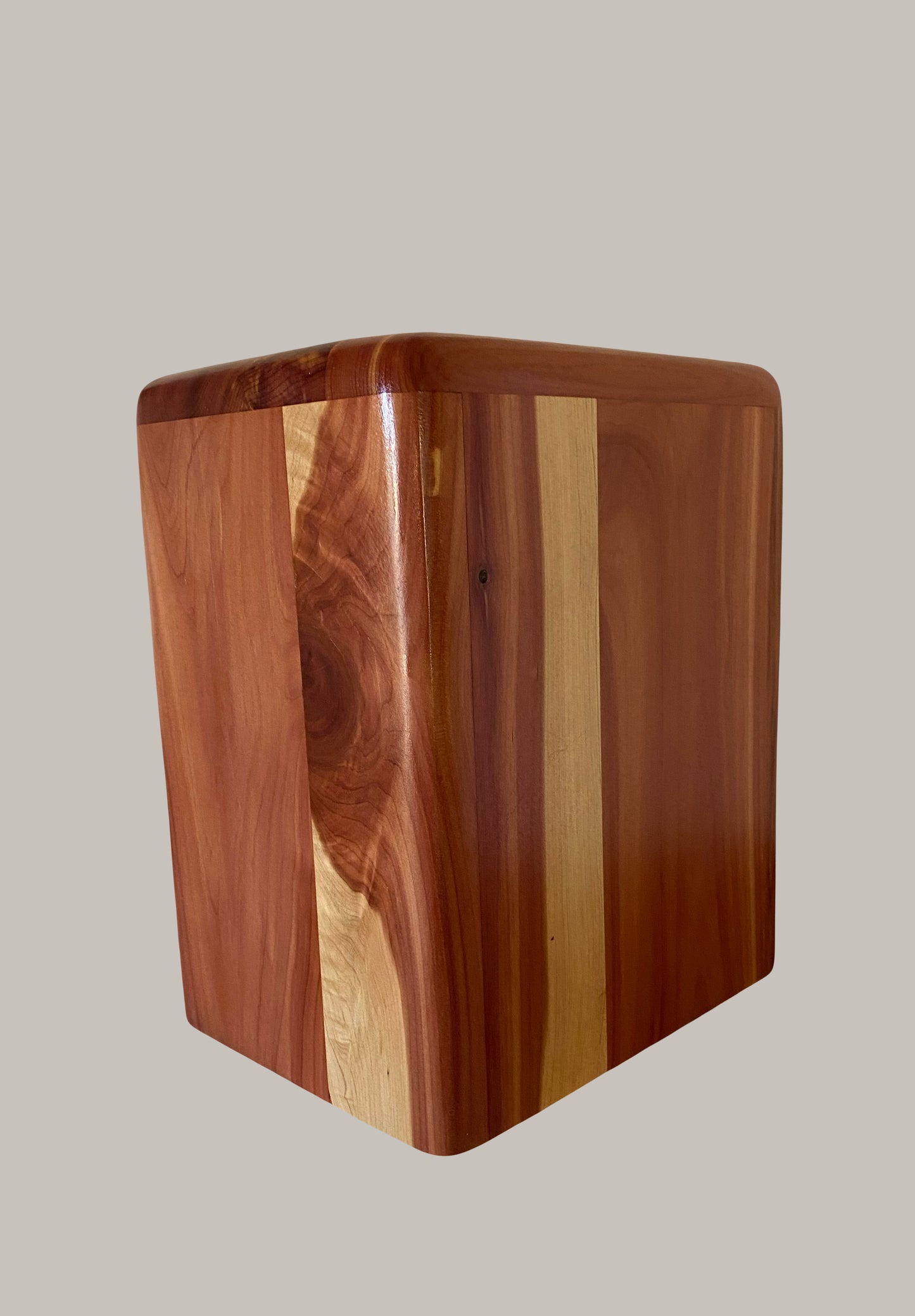 Aromatic Cedar Cremation Urn for Adult Human Ashes, up to 300 pounds, Naturalist model