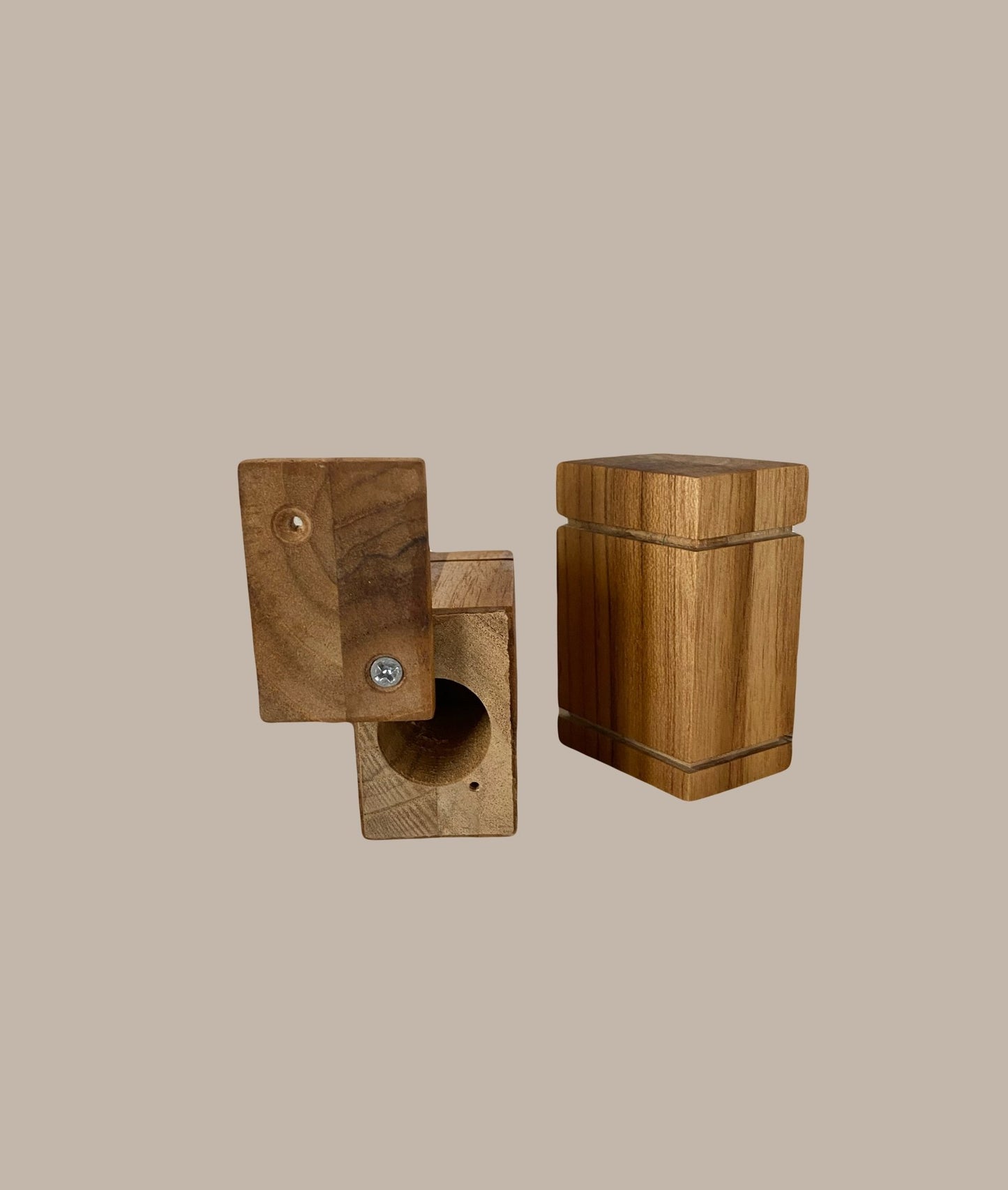 Teak Keepsake Wood Urn