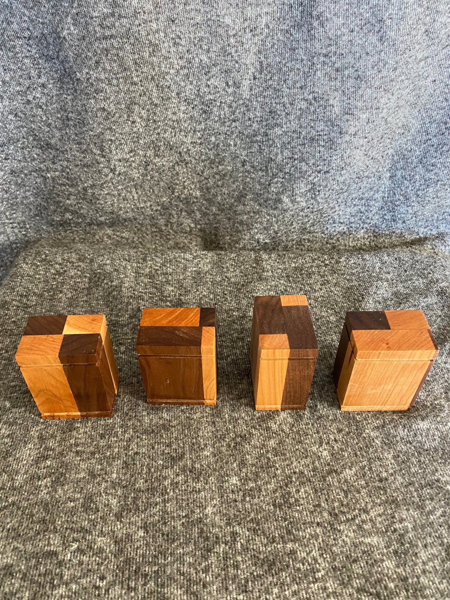 Black Walnut and Cherry Keepsake Wood Urn