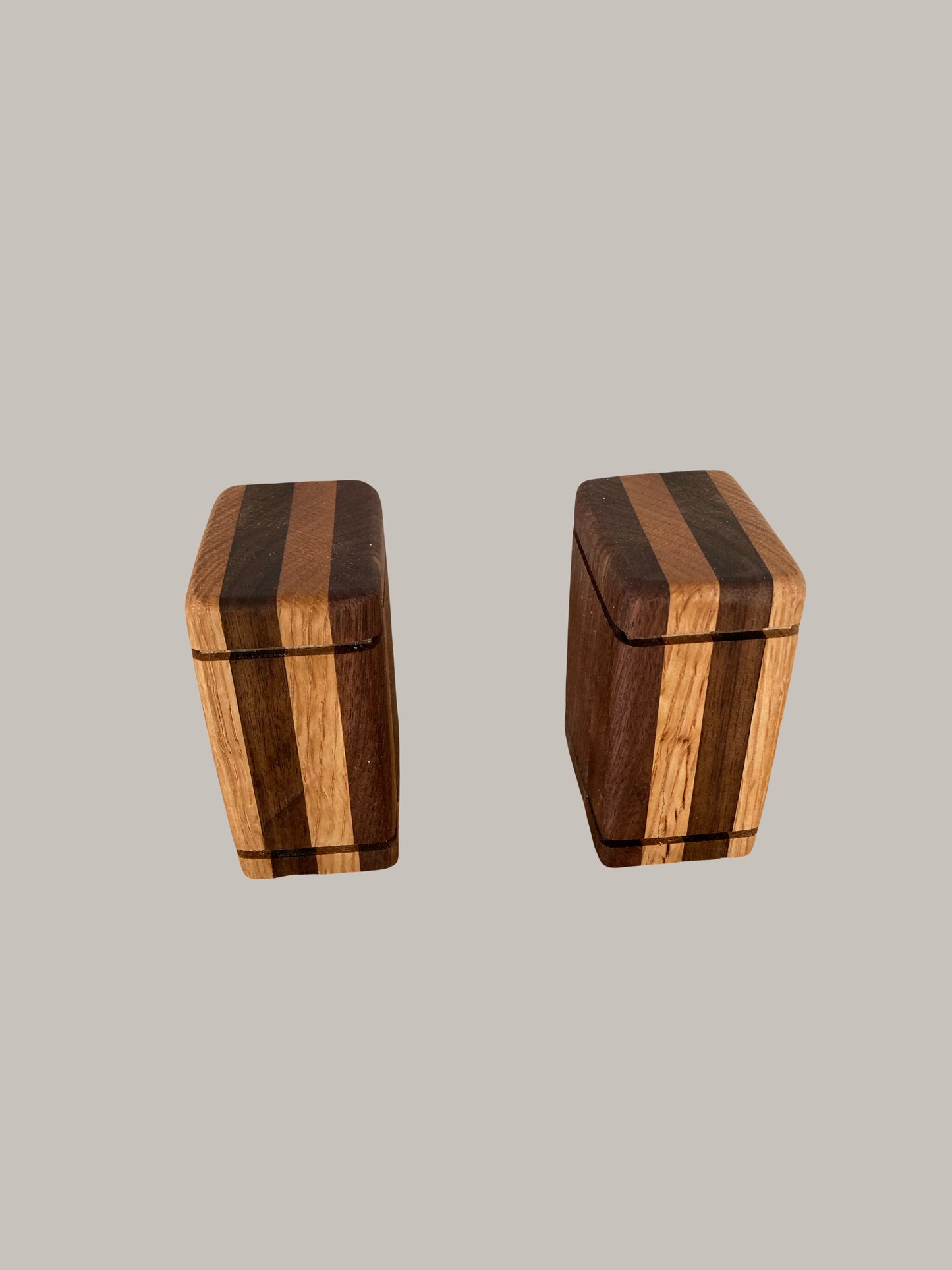 Black Walnut and Oak Keepsake Wood Urn