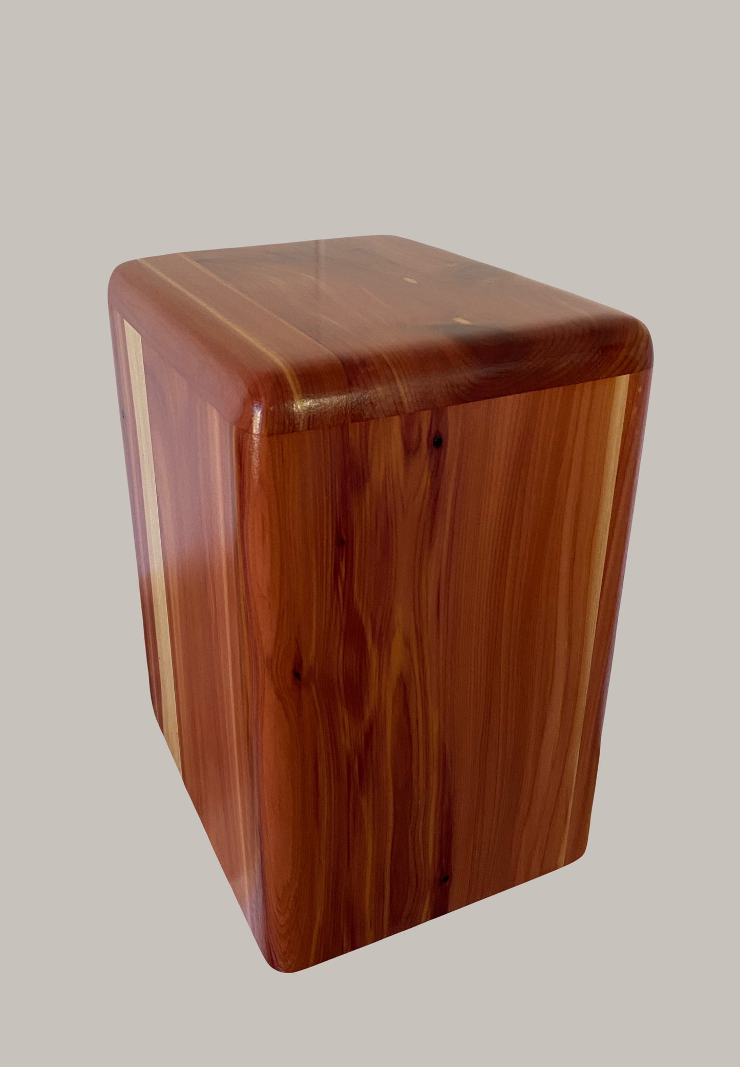 Aromatic Cedar Cremation Urn for Adult Human Ashes, up to 300 pounds, Naturalist model