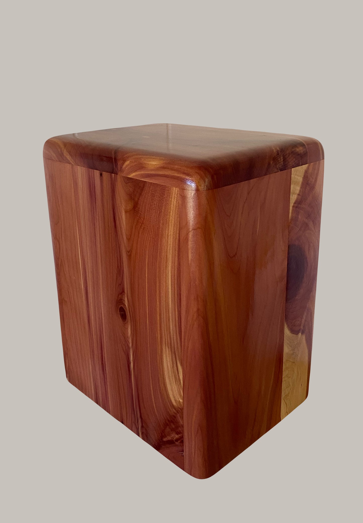 Aromatic Cedar Cremation Urn for Adult Human Ashes, up to 300 pounds, Naturalist model