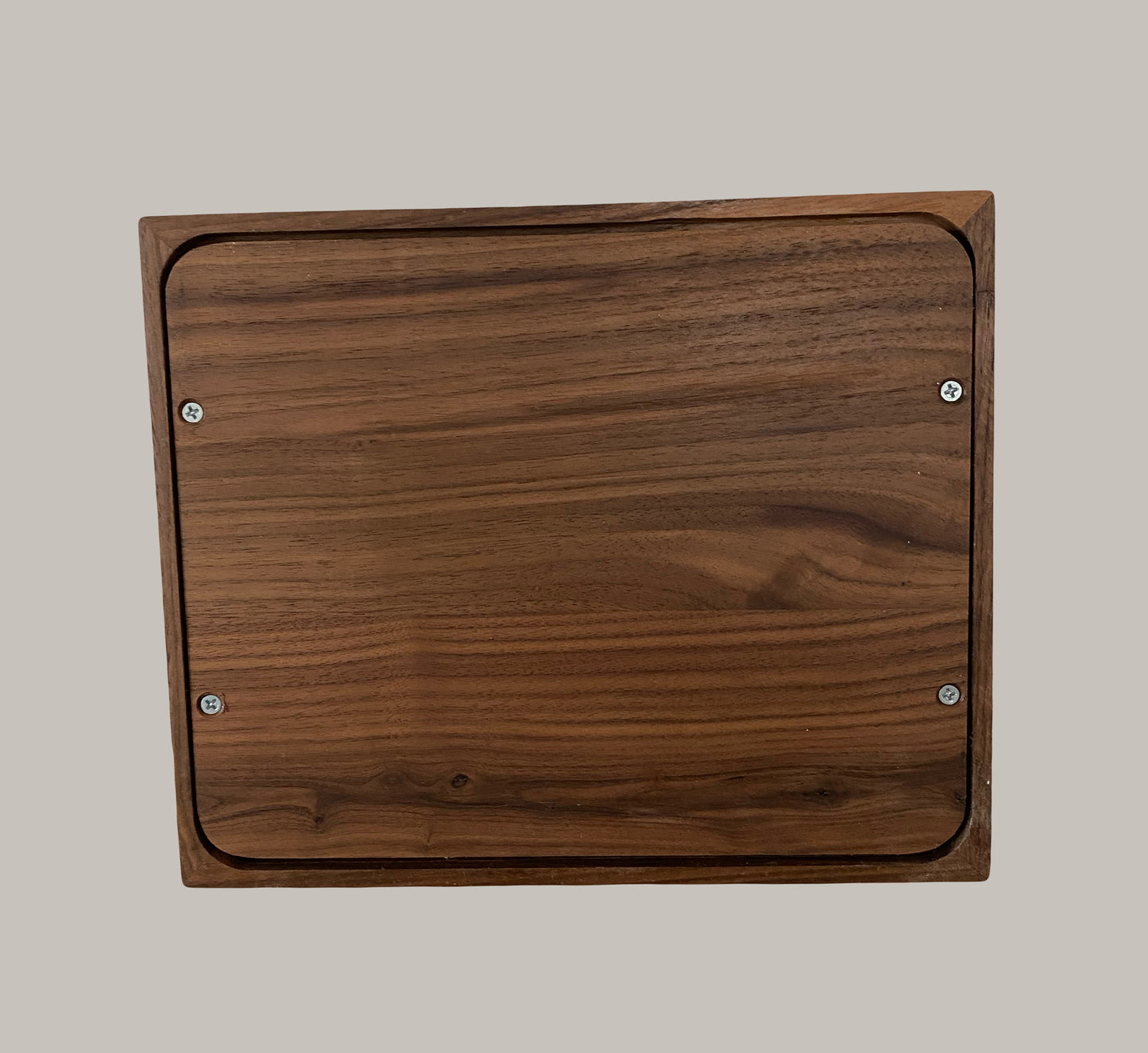 Minimalist Cremation Urn-Black Walnut, blue epoxy, marbled imperfect wood, for Adult Human Ashes, up to 300 pounds