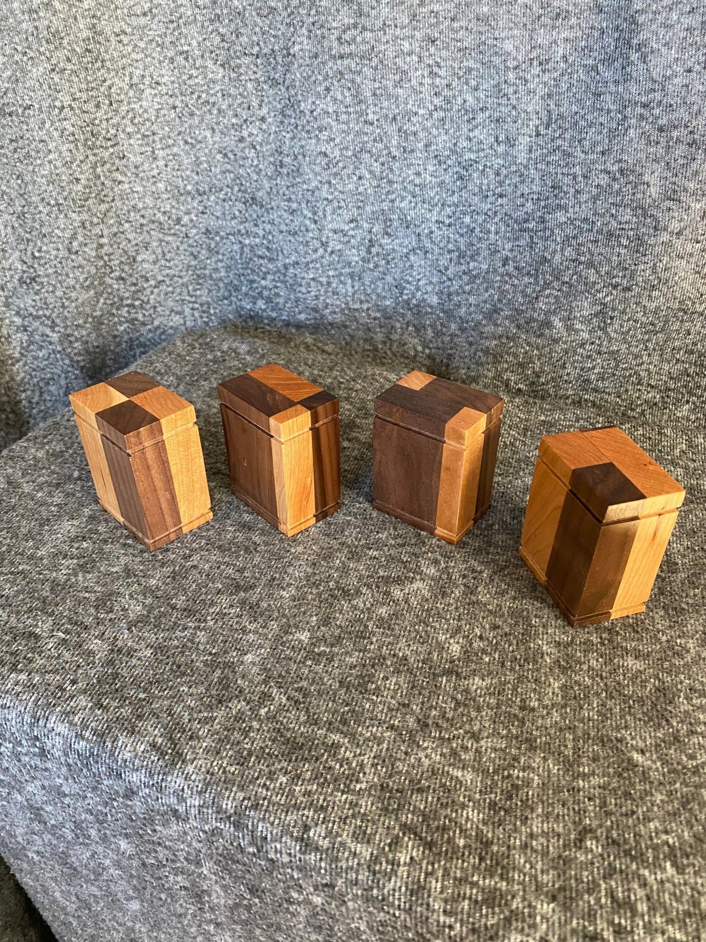 Black Walnut and Cherry Keepsake Wood Urn