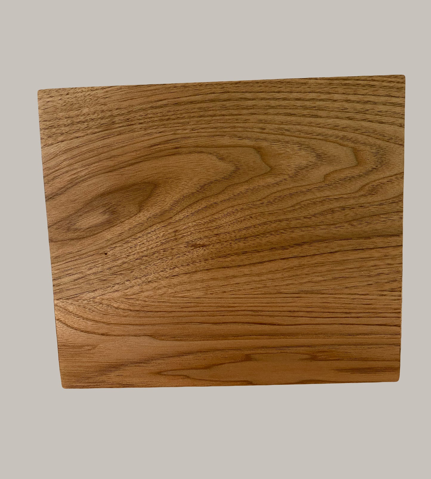 Minimalist Cremation Urn-Butternut, for Adult Human Ashes, up to 280 pounds