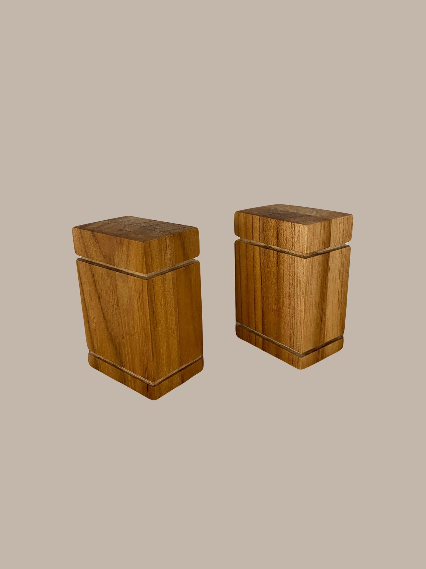 Teak Keepsake Wood Urn