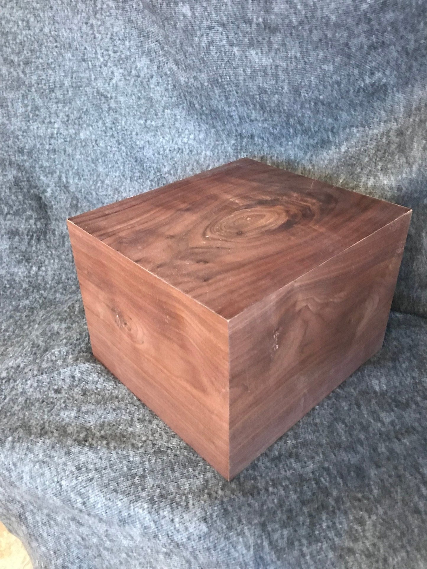 Black Walnut Cremation Urn for Small Human ashes, up to 90 pounds