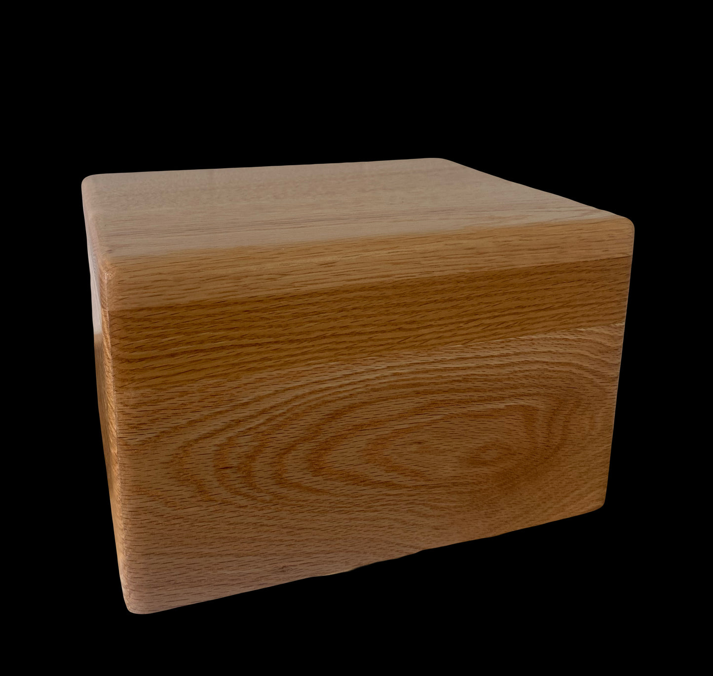 Variated Grain Oak Urn for Adult Human Ashes, up to 250 pounds