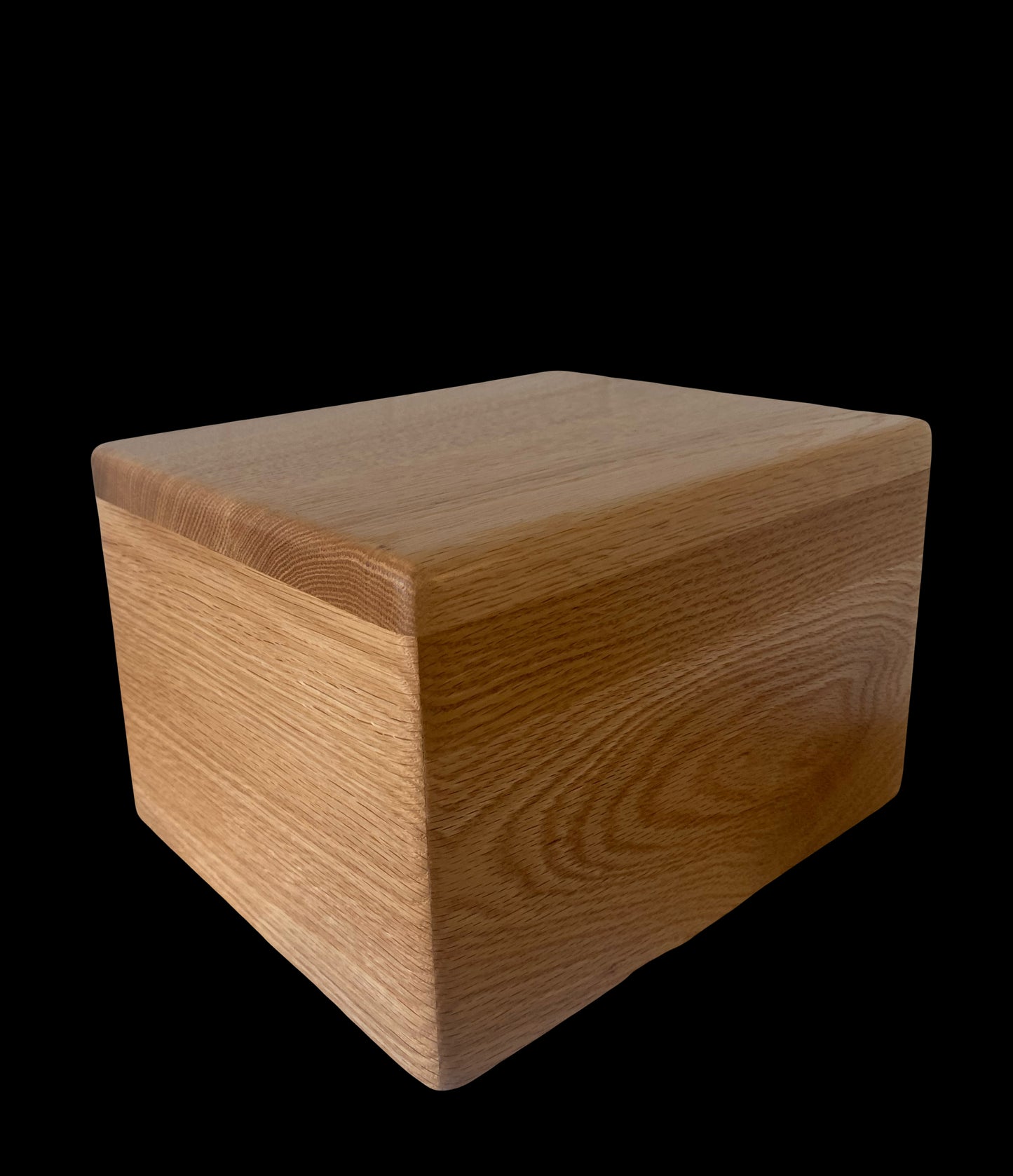 Variated Grain Oak Urn for Adult Human Ashes, up to 250 pounds