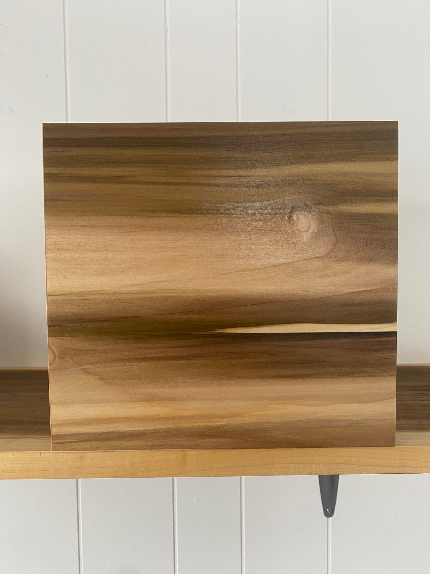 Minimalist Cremation Urn-Tulip Poplar, for Adult Human Ashes, up to 315 pounds