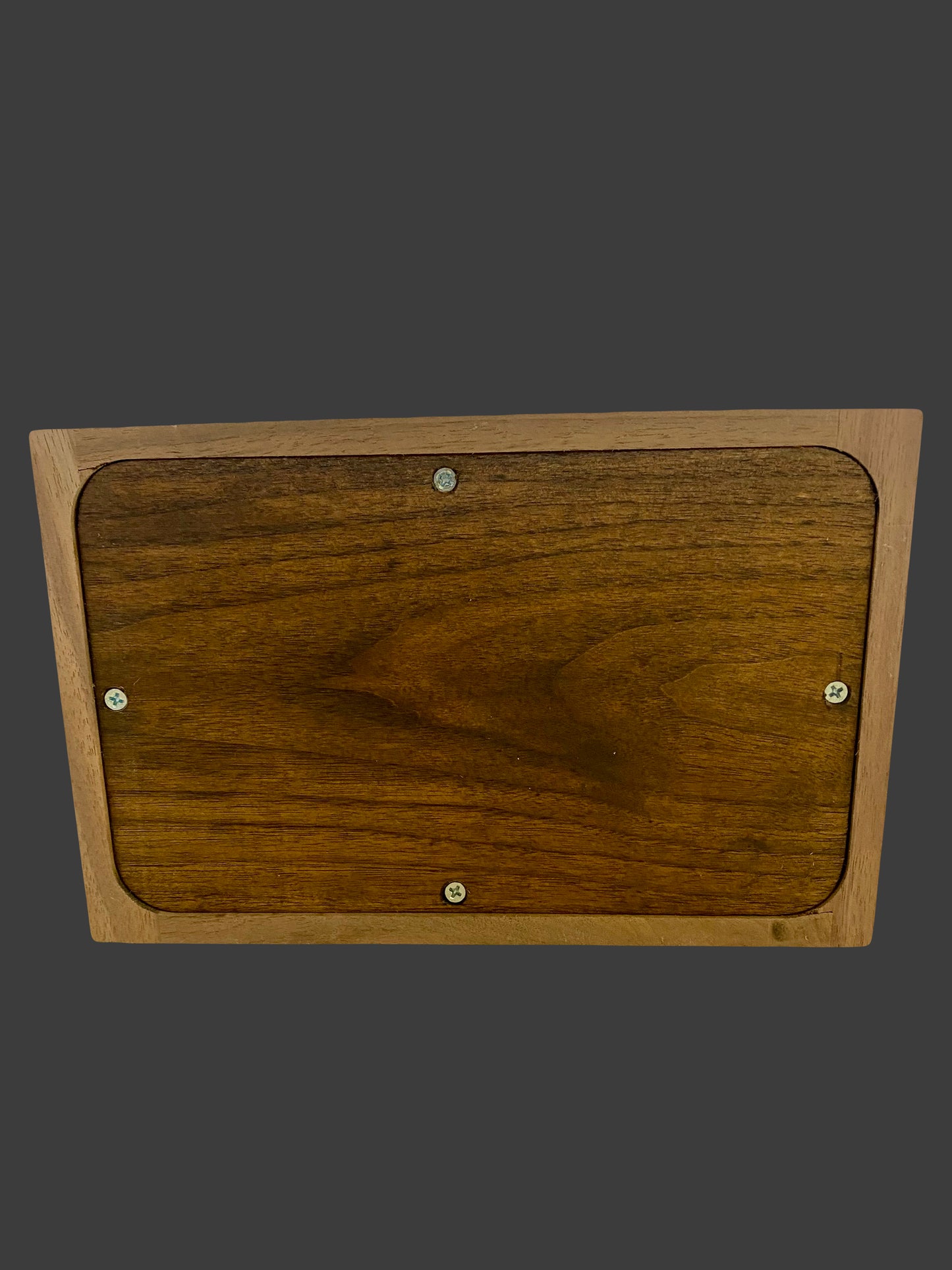 Minimalist Cremation Urn-Black Walnut-dovetail, for Adult Human Ashes, up to 120 pounds