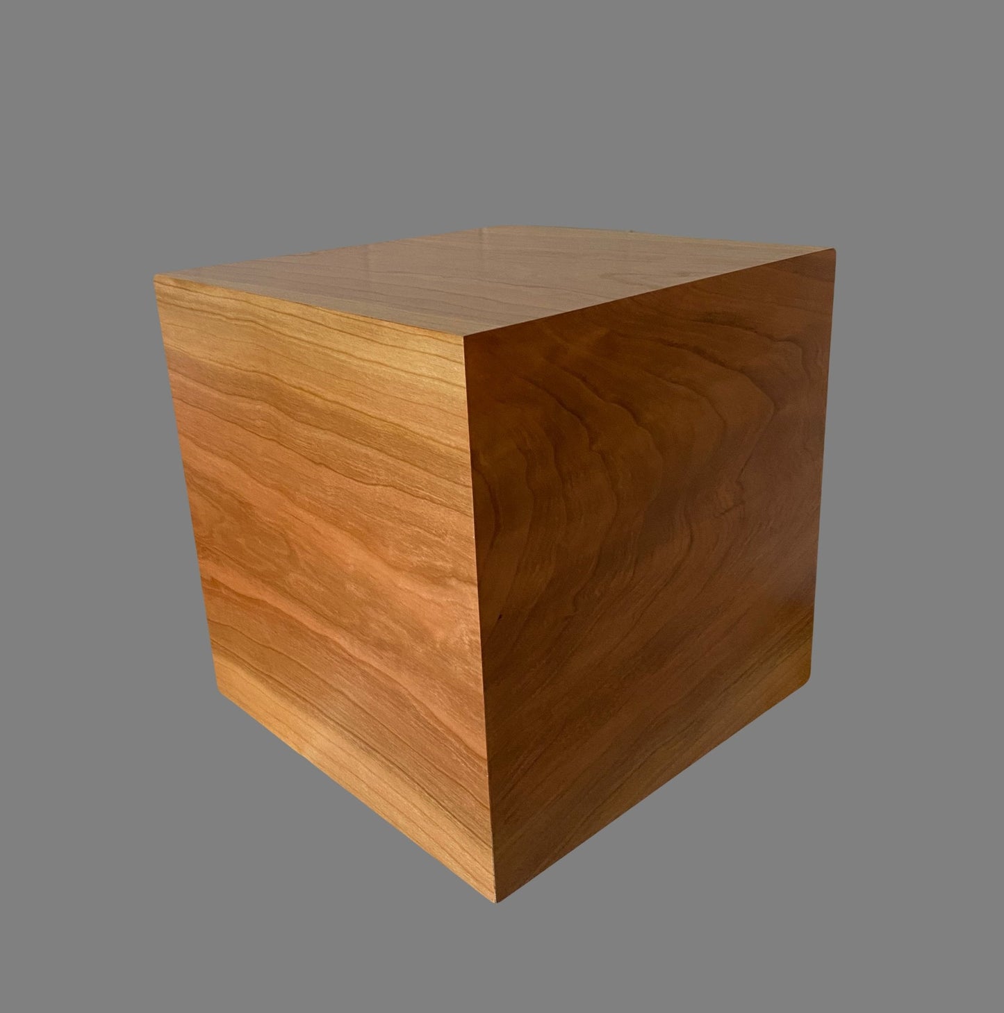 Minimalist Cremation Companion Urn-Cherry, for Adult Human Ashes, up to 850 pounds