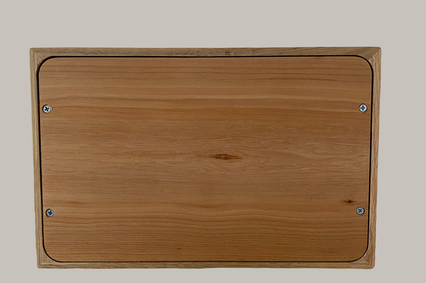 Cremation Urn- Oak—black/blue epoxy, imperfect, knotty for Ashes, up to 375 pounds