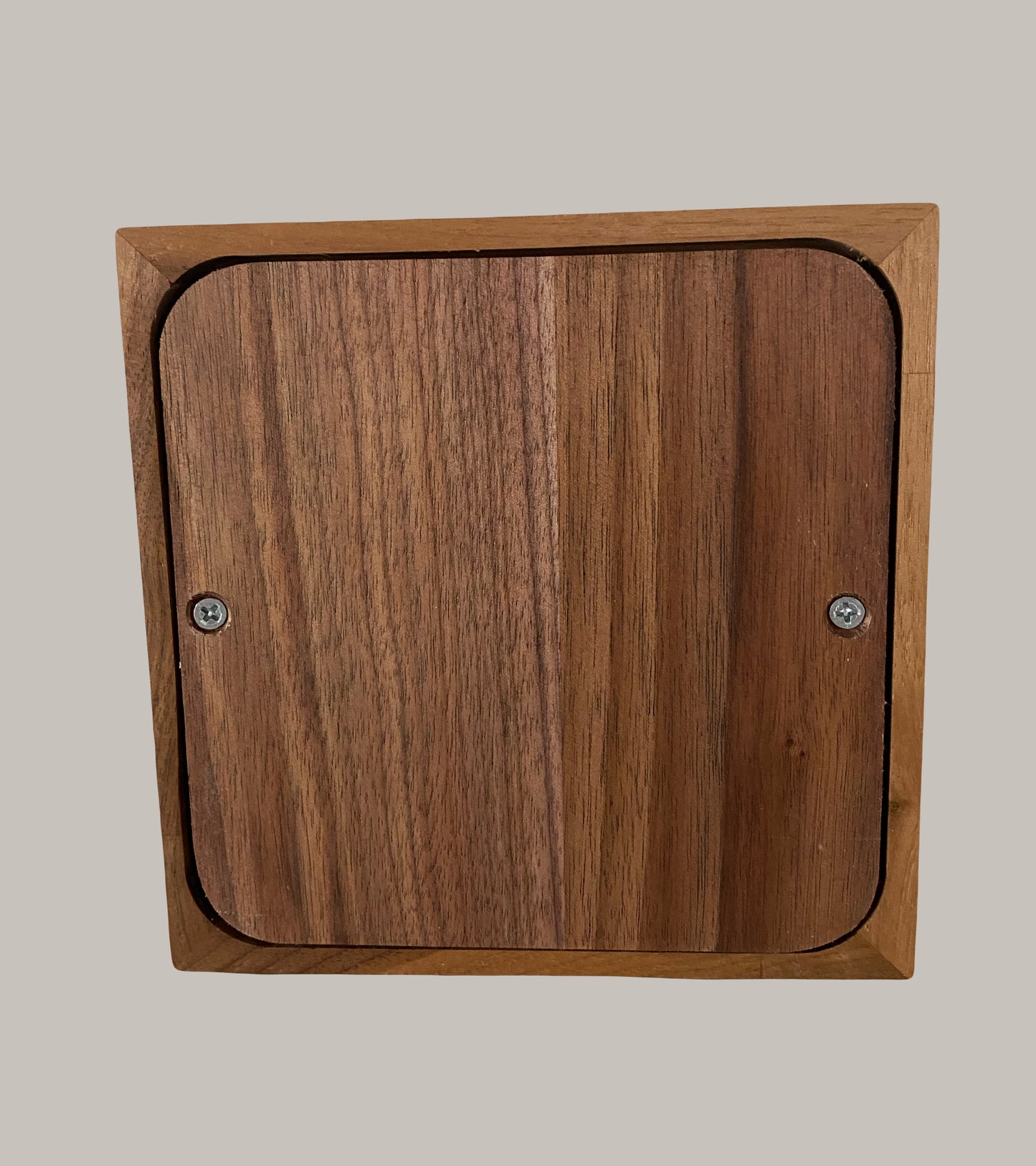 Handcrafted Cremation Urn-Black Walnut, blue epoxy, marbled imperfect wood, for Adult Human Ashes, up to 120 pounds