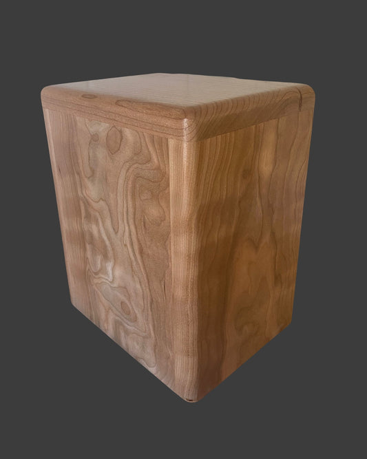 Cherry Cremation Urn for Adult Human Ashes, up to 300 pounds, Naturalist model