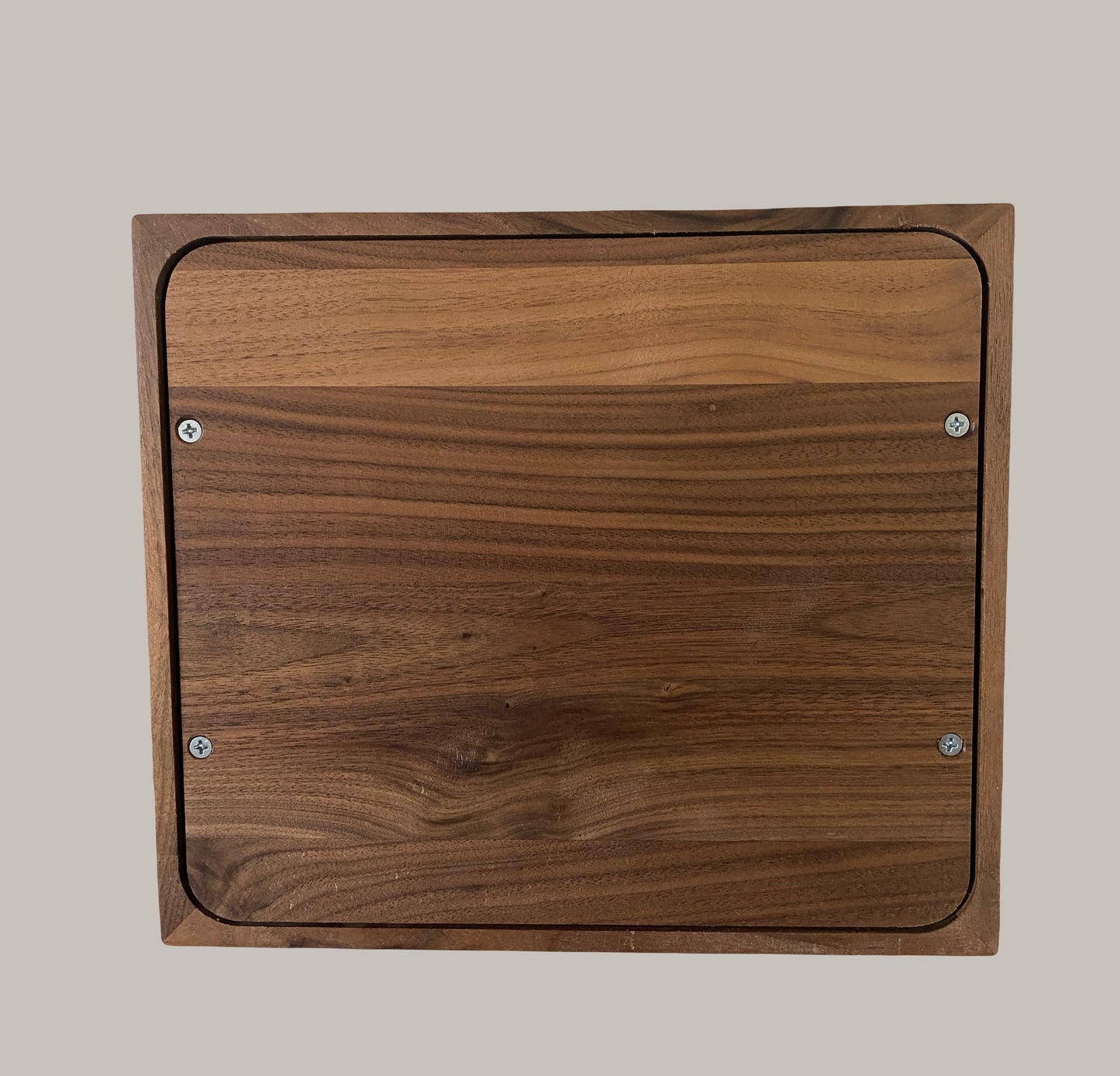 Minimalist Cremation Urn-Black Walnut, blue and green epoxy for Adult Human Ashes, up to 280pounds