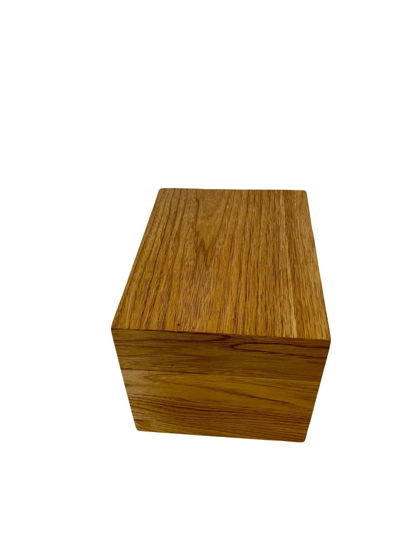 Minimalist Cremation Urn-Butternut, for Adult Human Ashes, up to 225 pounds