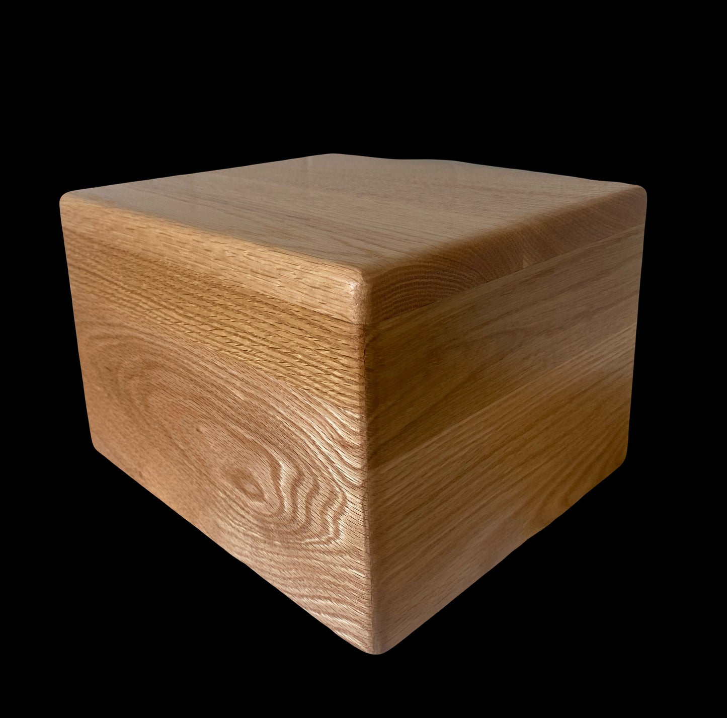 Variated Grain Oak Urn for Adult Human Ashes, up to 250 pounds