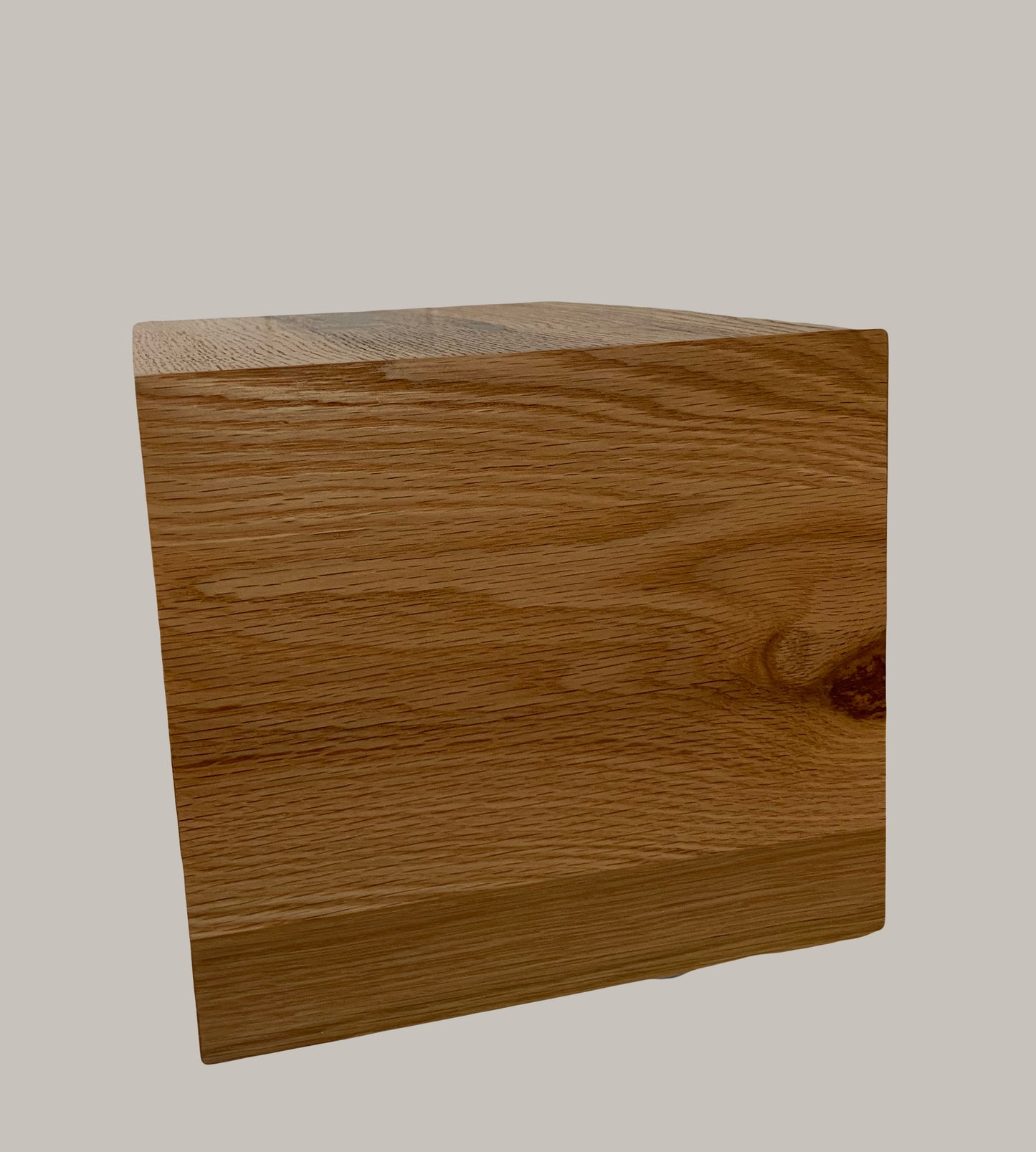 Cremation Urn- Oak—black/blue epoxy, imperfect, knotty for Ashes, up to 375 pounds