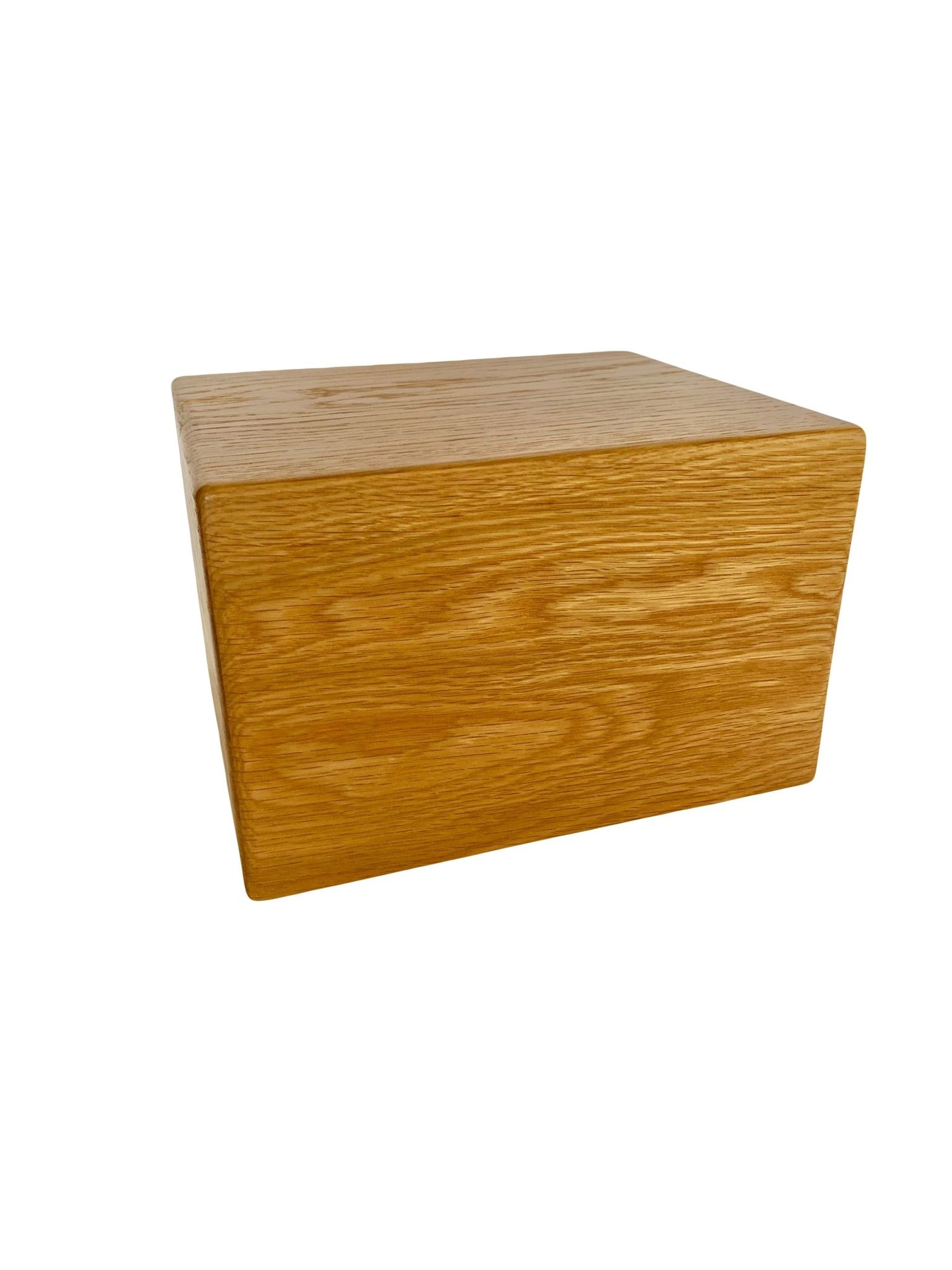 The Solid-Oak Urn for Adult Human Ashes, up to 280 pounds