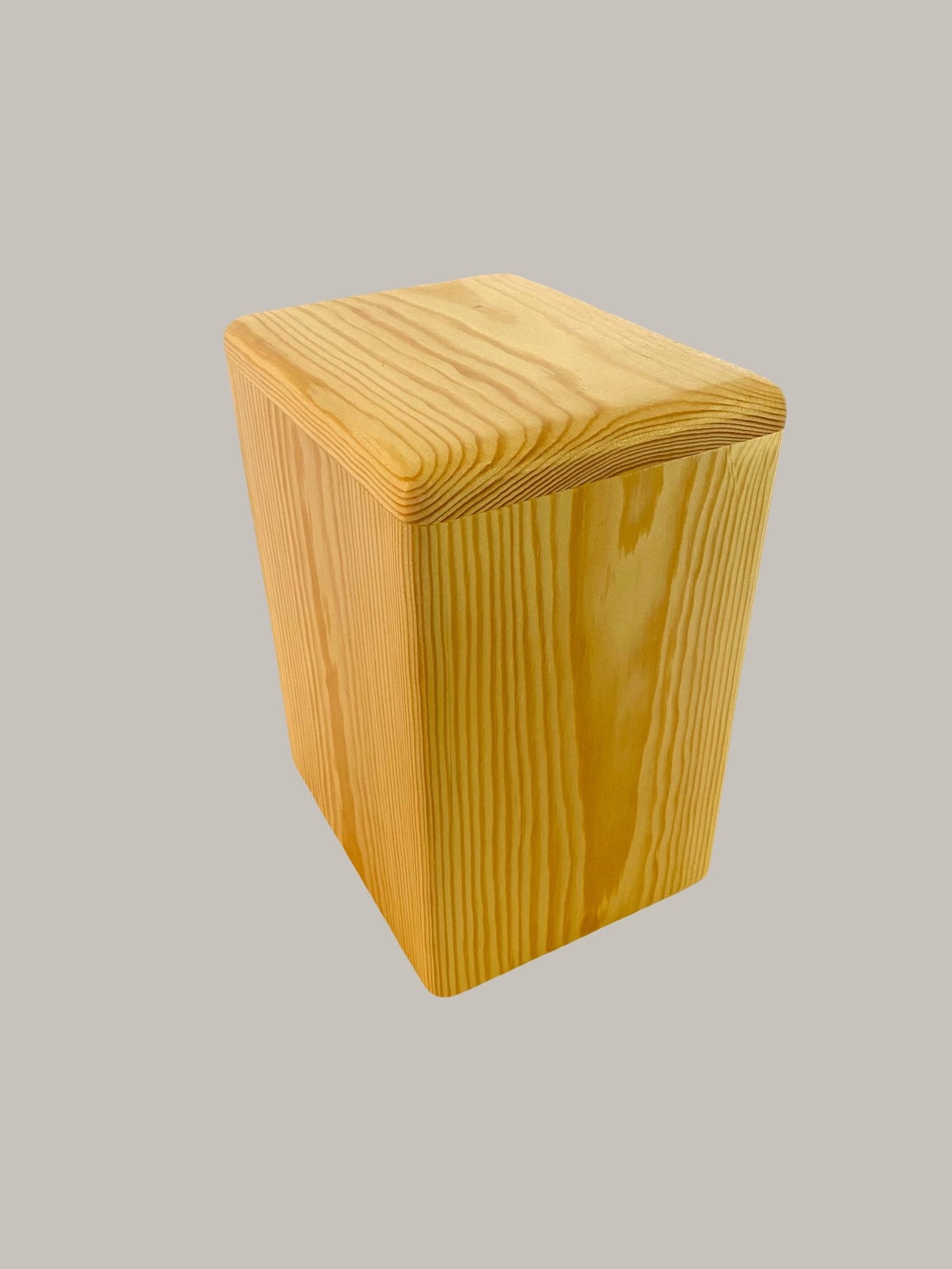 Biodegradable Pine Urn for Adult Human Ashes, up to 280 pounds