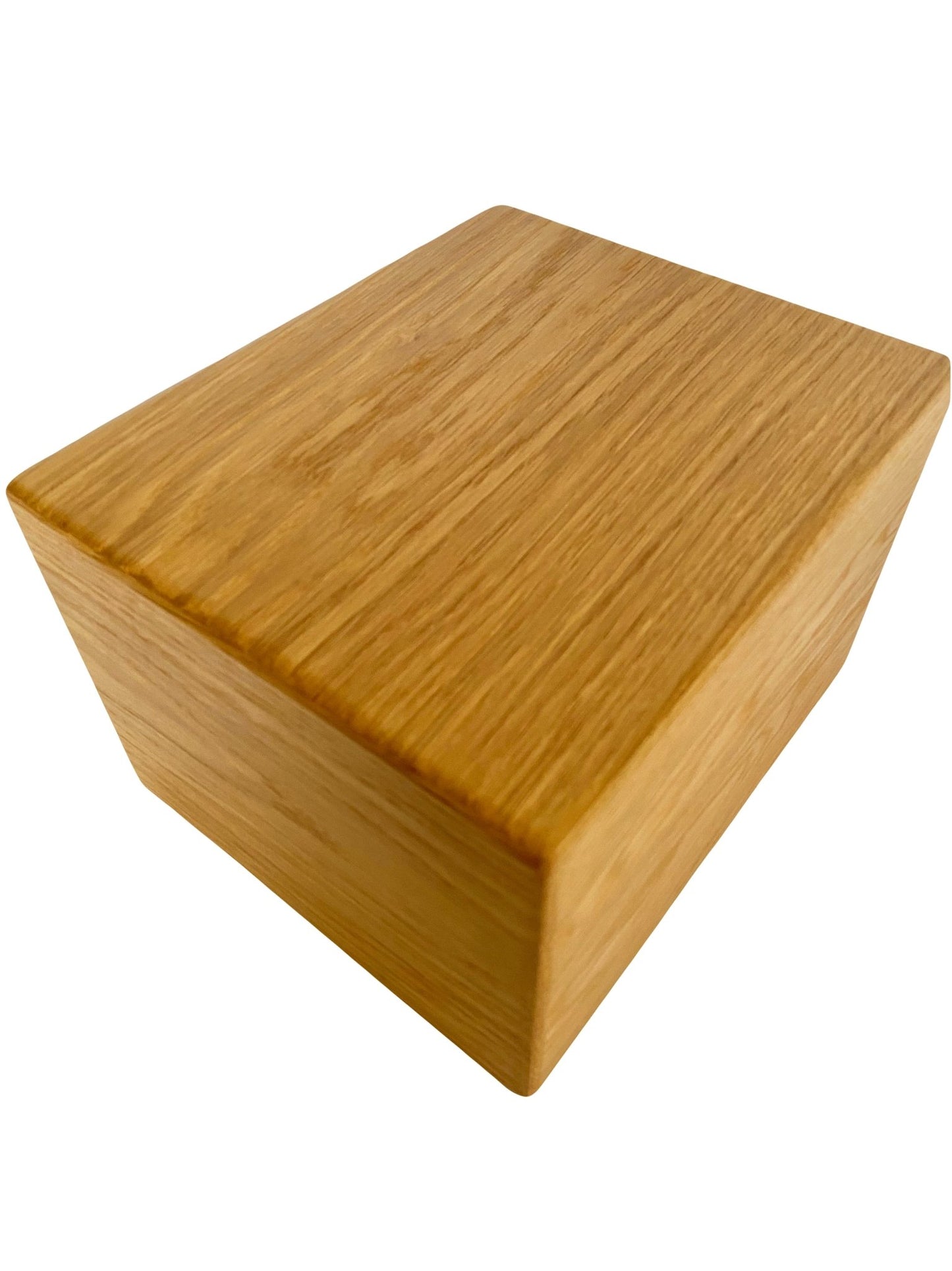 The Solid-Oak Urn for Adult Human Ashes, up to 280 pounds