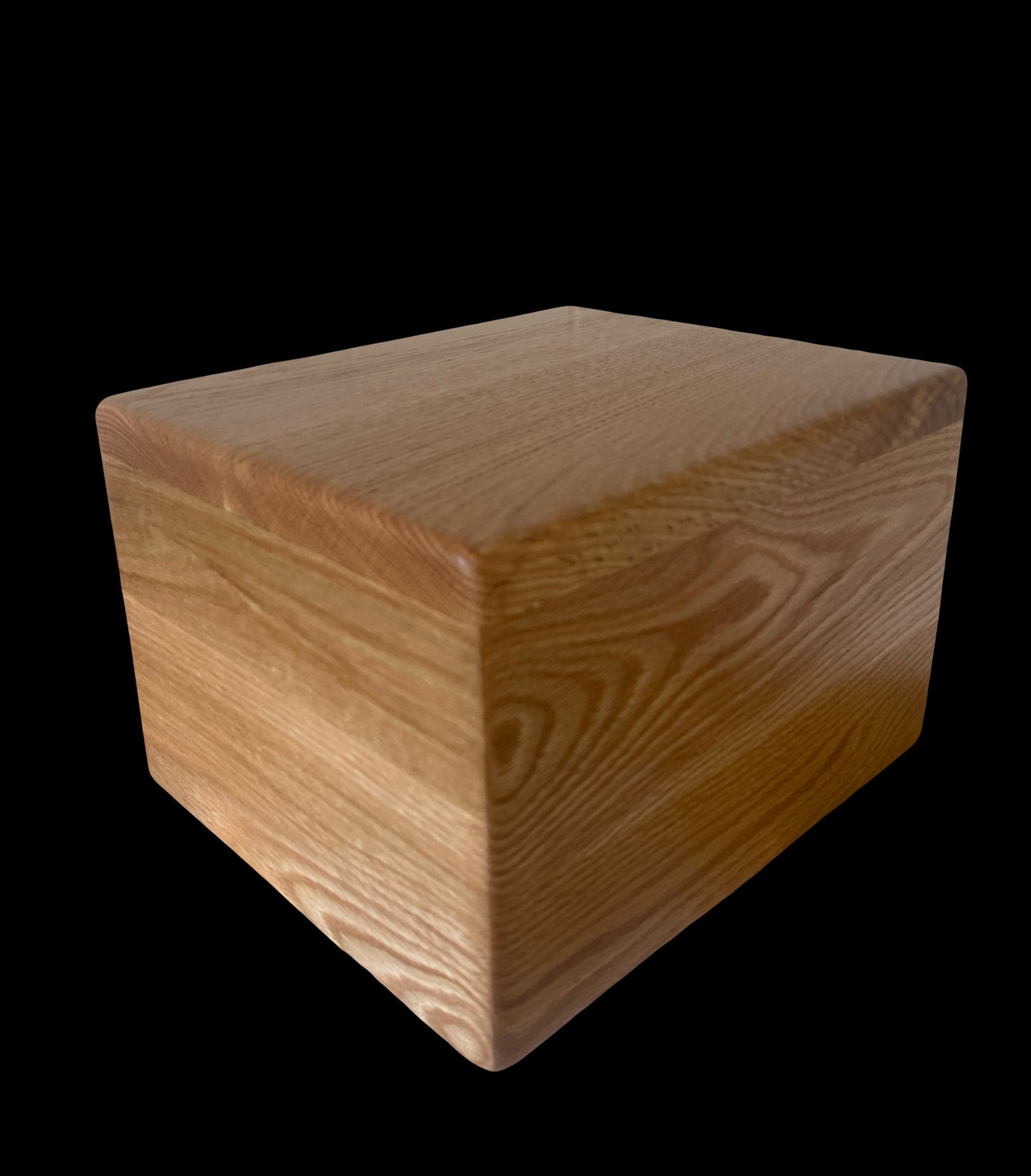 Variated Grain Oak Urn for Adult Human Ashes, up to 250 pounds