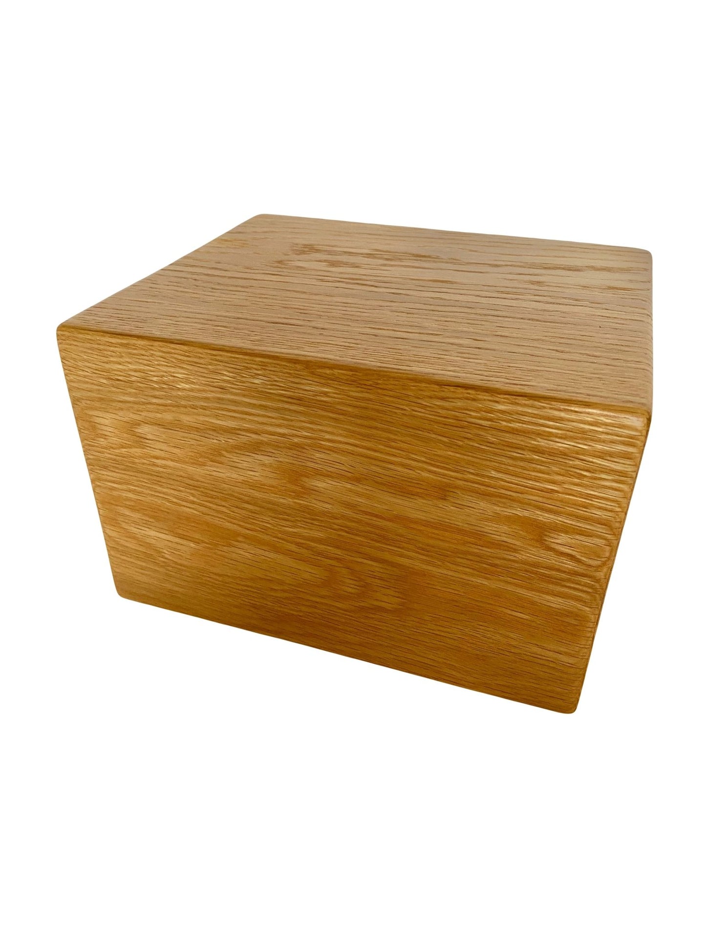 The Solid-Oak Urn for Adult Human Ashes, up to 280 pounds