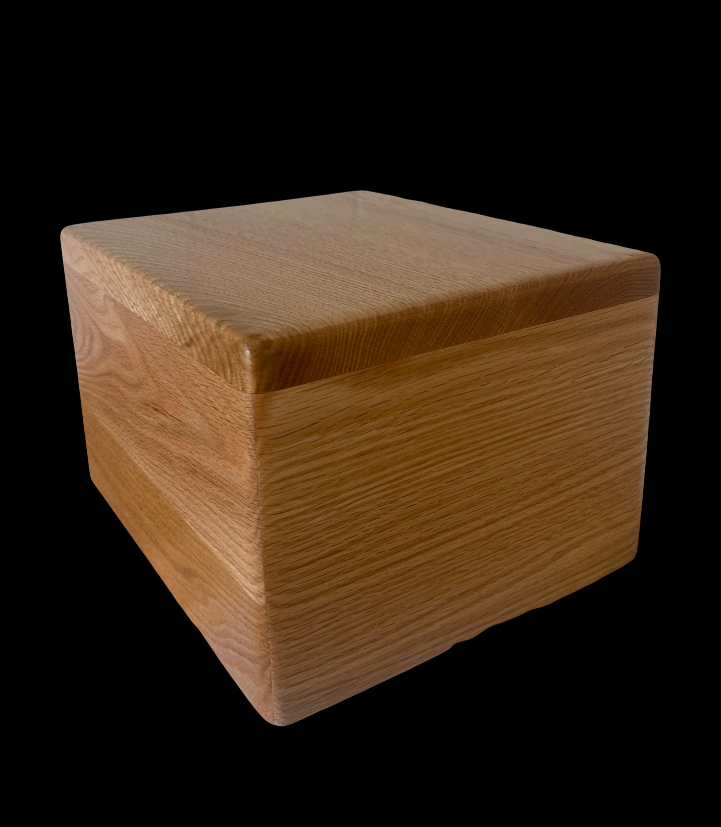 Variated Grain Oak Urn for Adult Human Ashes, up to 250 pounds