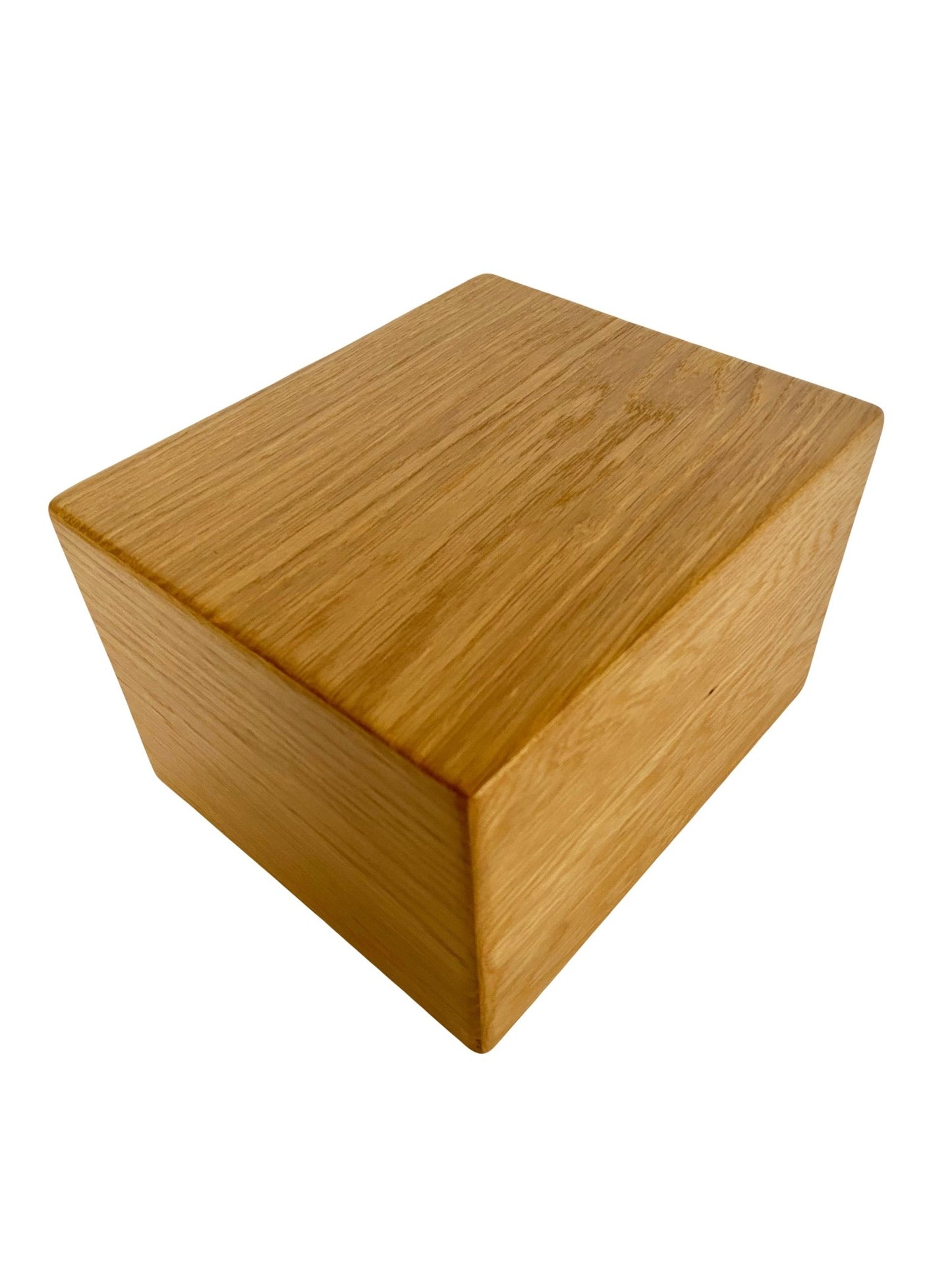 The Solid-Oak Urn for Adult Human Ashes, up to 280 pounds