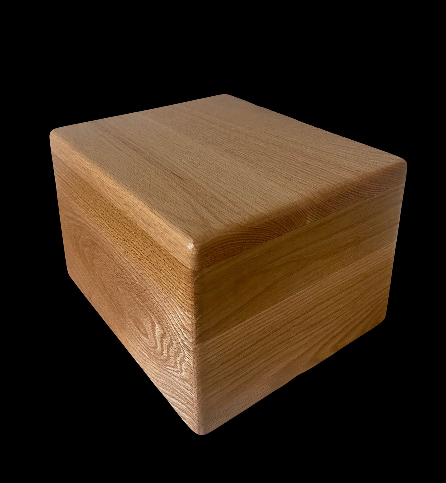Variated Grain Oak Urn for Adult Human Ashes, up to 250 pounds