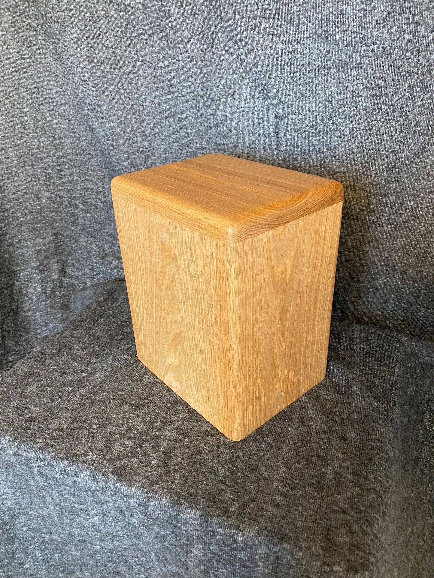 Oak Cremation Urn for Adult Human Ashes, up to 280 pounds, Traditionalist model