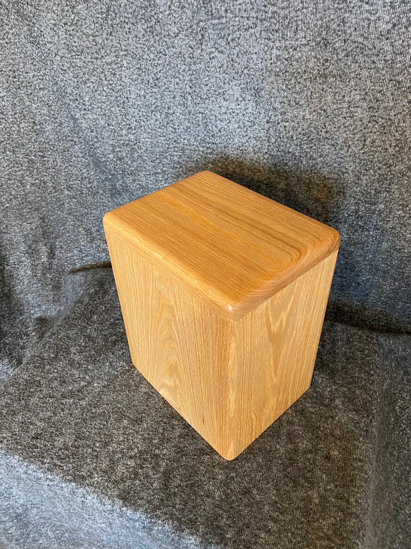 Oak Cremation Urn for Adult Human Ashes, up to 280 pounds, Traditionalist model