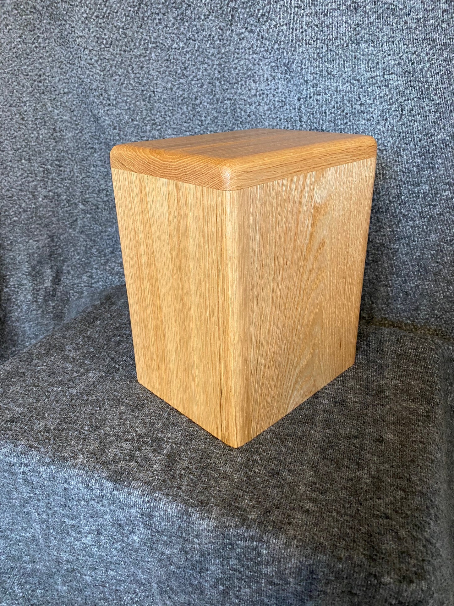 Oak Cremation Urn for Adult Human Ashes, up to 280 pounds, Traditionalist model