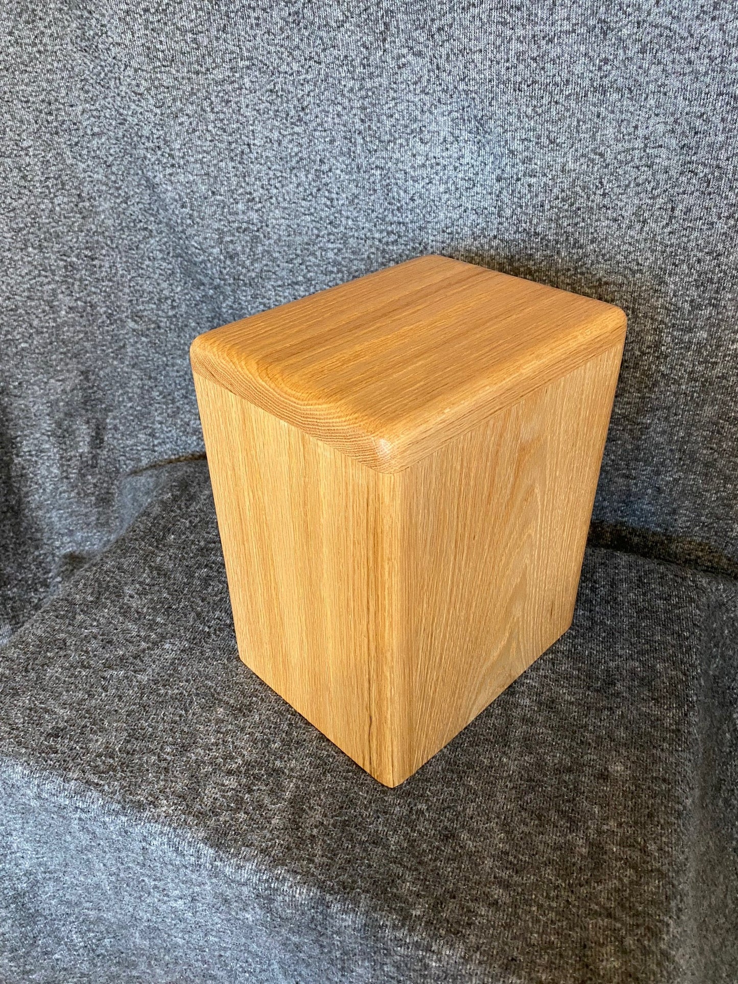 Oak Cremation Urn for Adult Human Ashes, up to 280 pounds, Traditionalist model