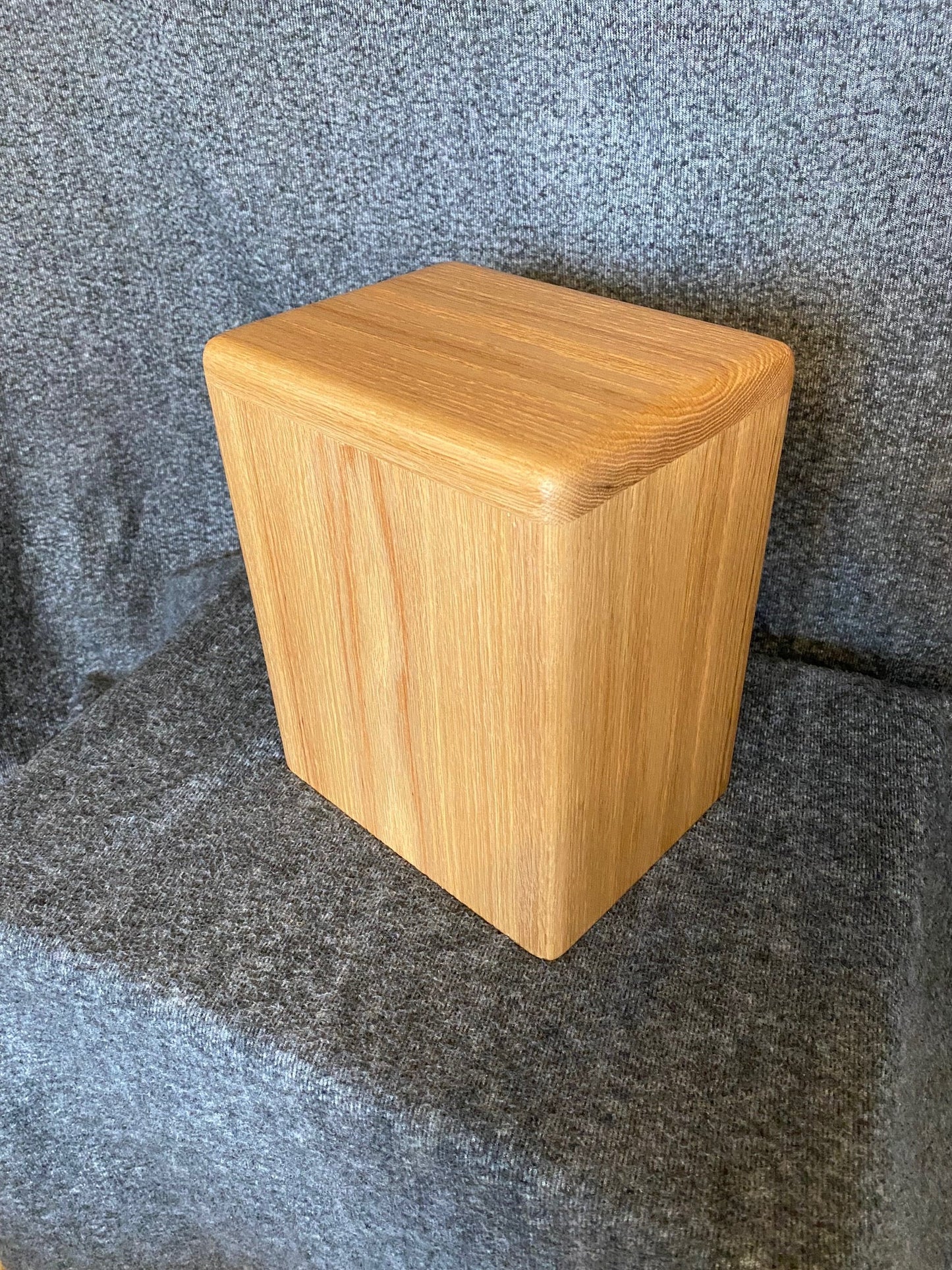 Oak Cremation Urn for Adult Human Ashes, up to 280 pounds, Traditionalist model