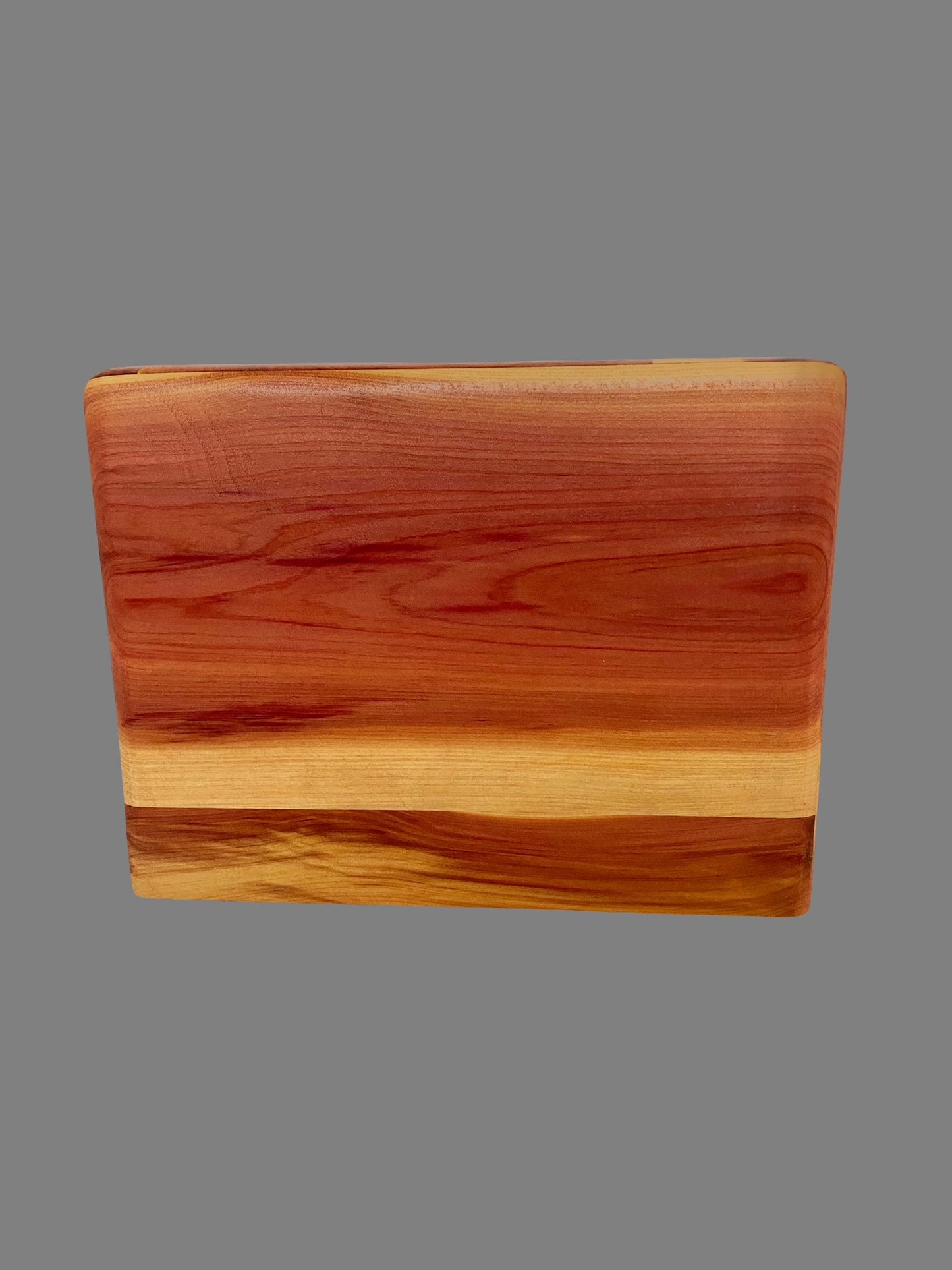 Minimalist Urn-Aromatic Cedar, for Adult Human Ashes, up to 280 pounds, rounded edges