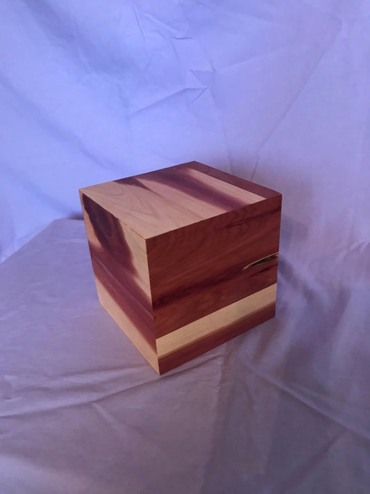 Aromatic Cedar Cremation Urn for ashes, up to 40 pounds