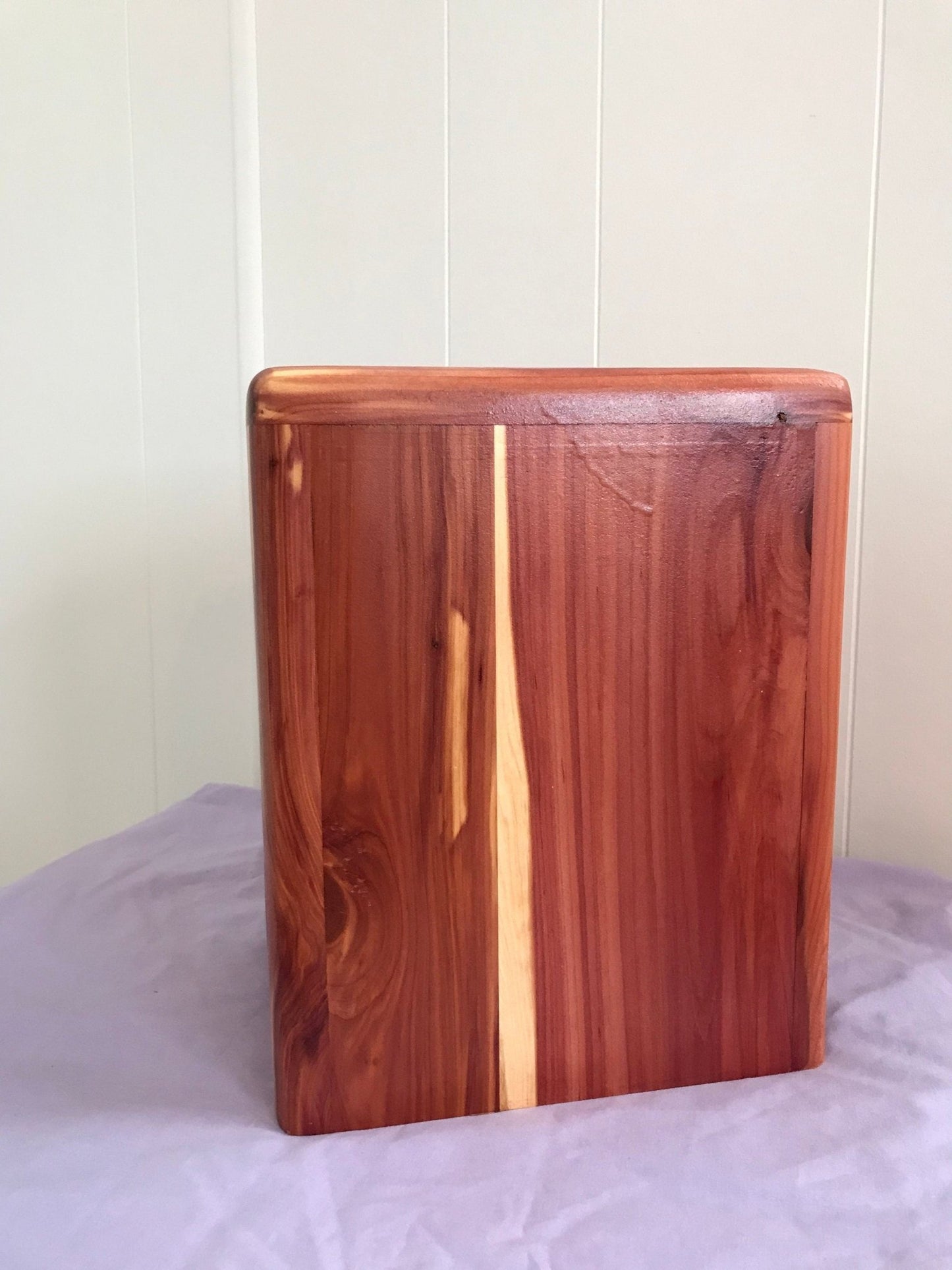 Aromatic Cedar Cremation Urn for Adult Human Ashes, up to 300 pounds, Naturalist model