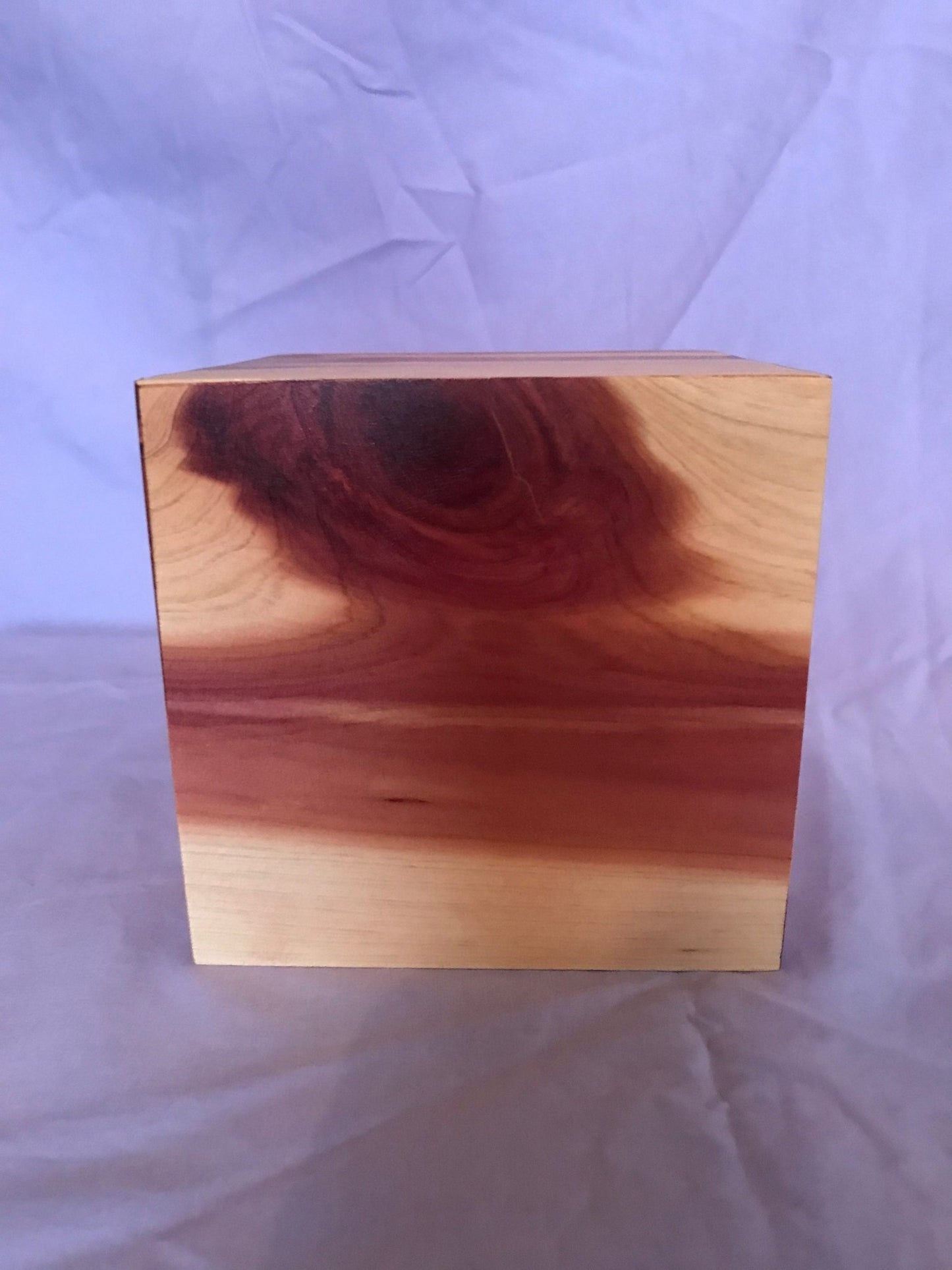 Aromatic Cedar Cremation Urn for ashes, up to 40 pounds