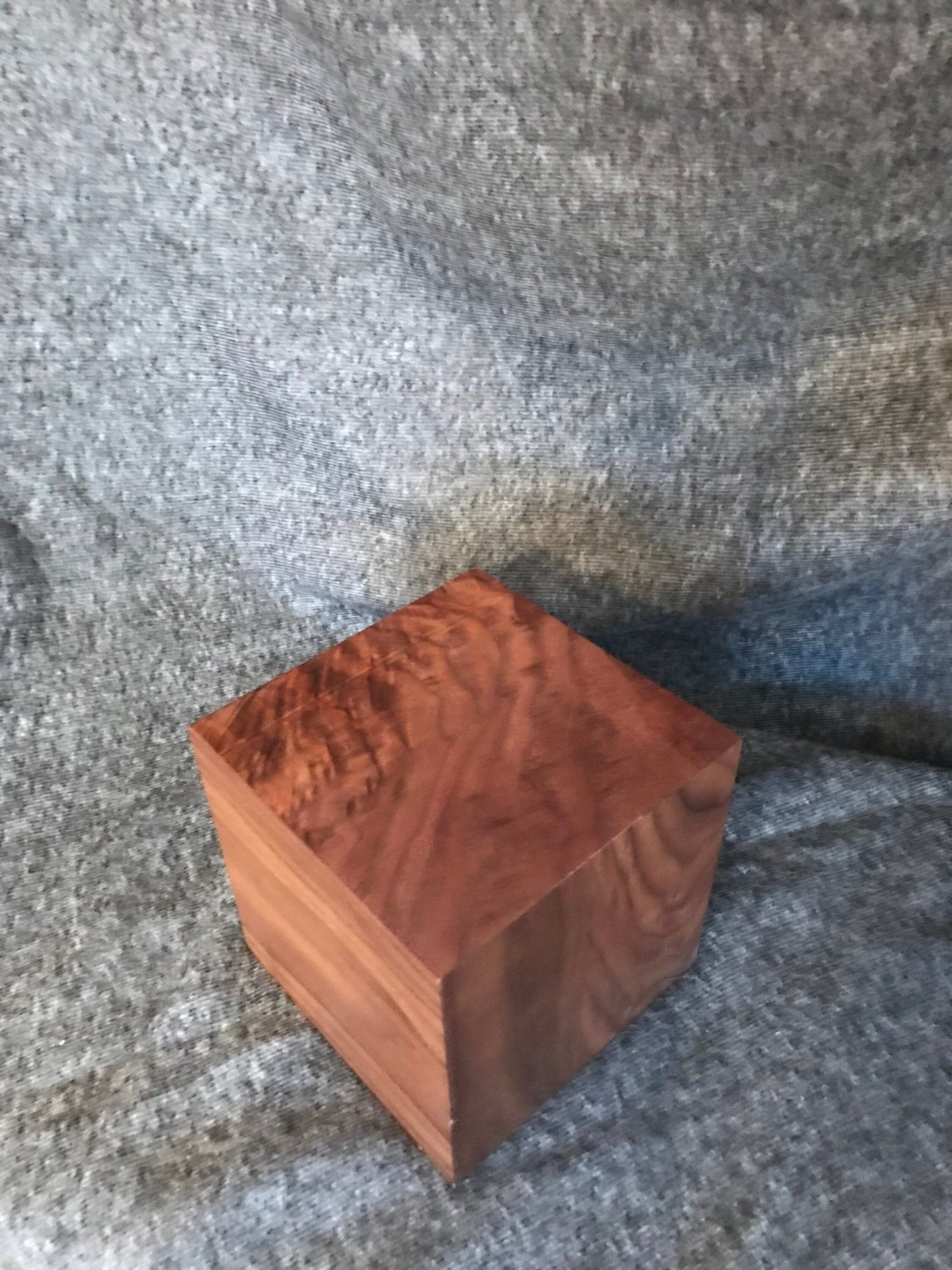 Black Walnut Cremation Urn for Small Human ashes, up to 90 pounds