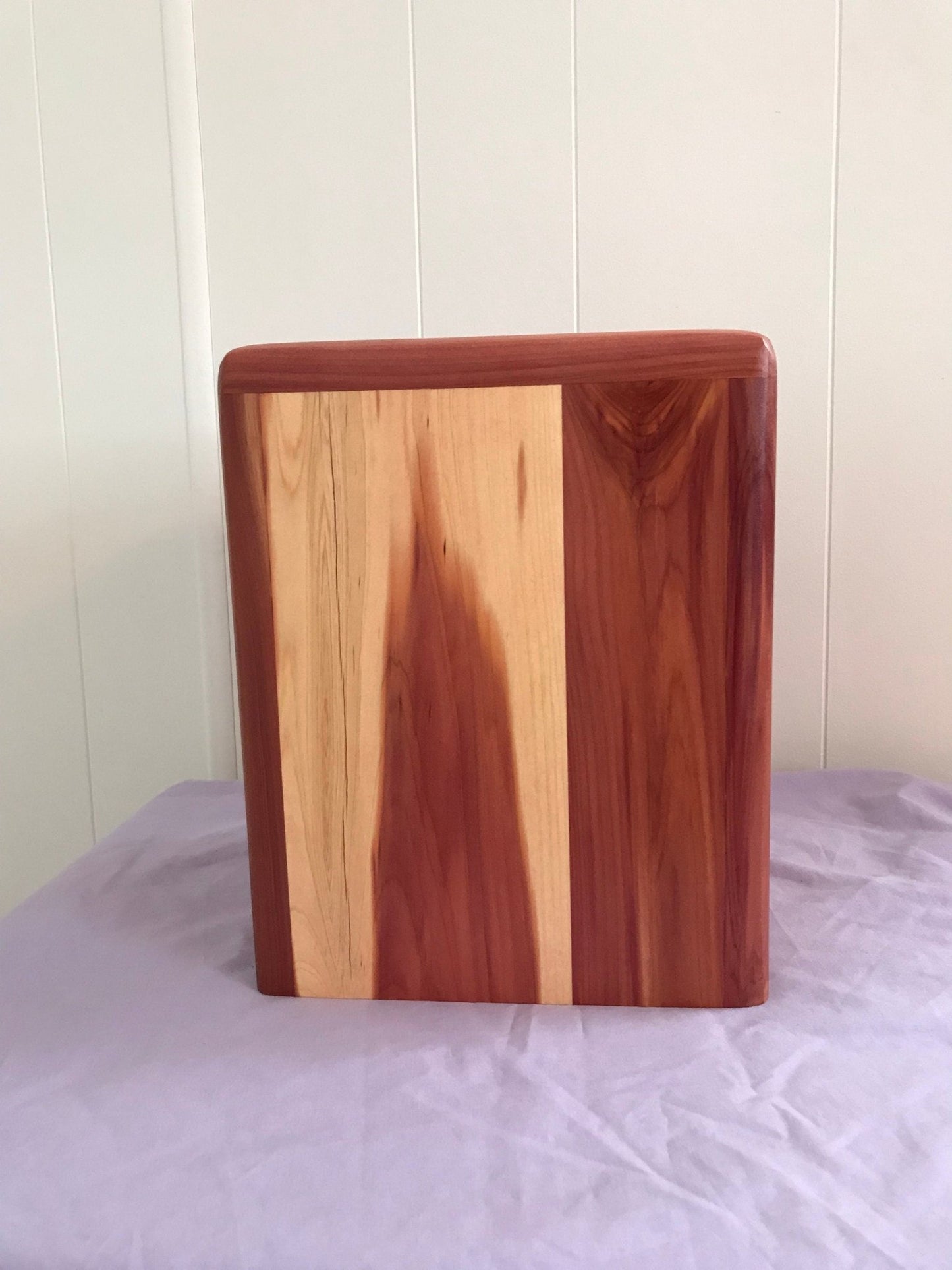 Aromatic Cedar Cremation Urn for Adult Human Ashes, up to 300 pounds, Naturalist model