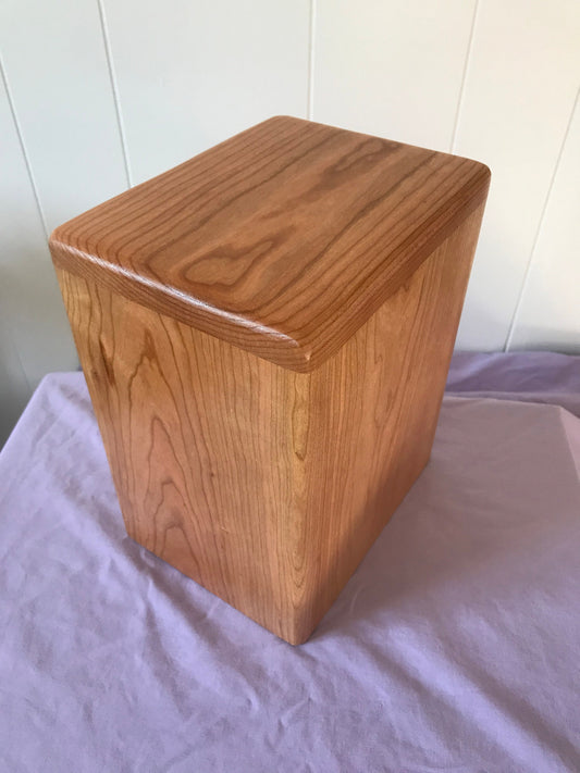 Cherry Cremation Urn for Adult Human Ashes, up to 250 pounds, Naturalist model