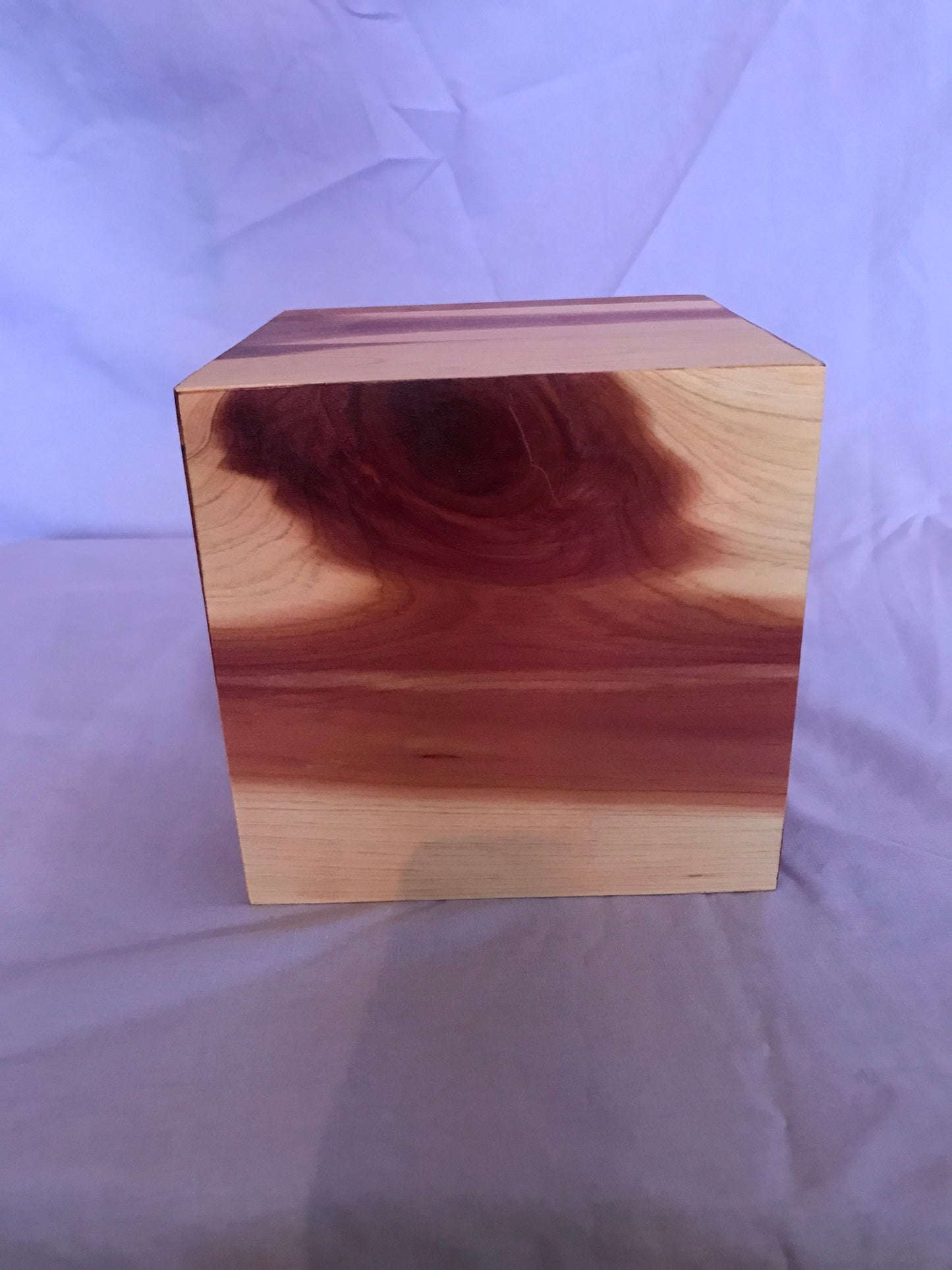 Aromatic Cedar Cremation Urn for ashes, up to 40 pounds